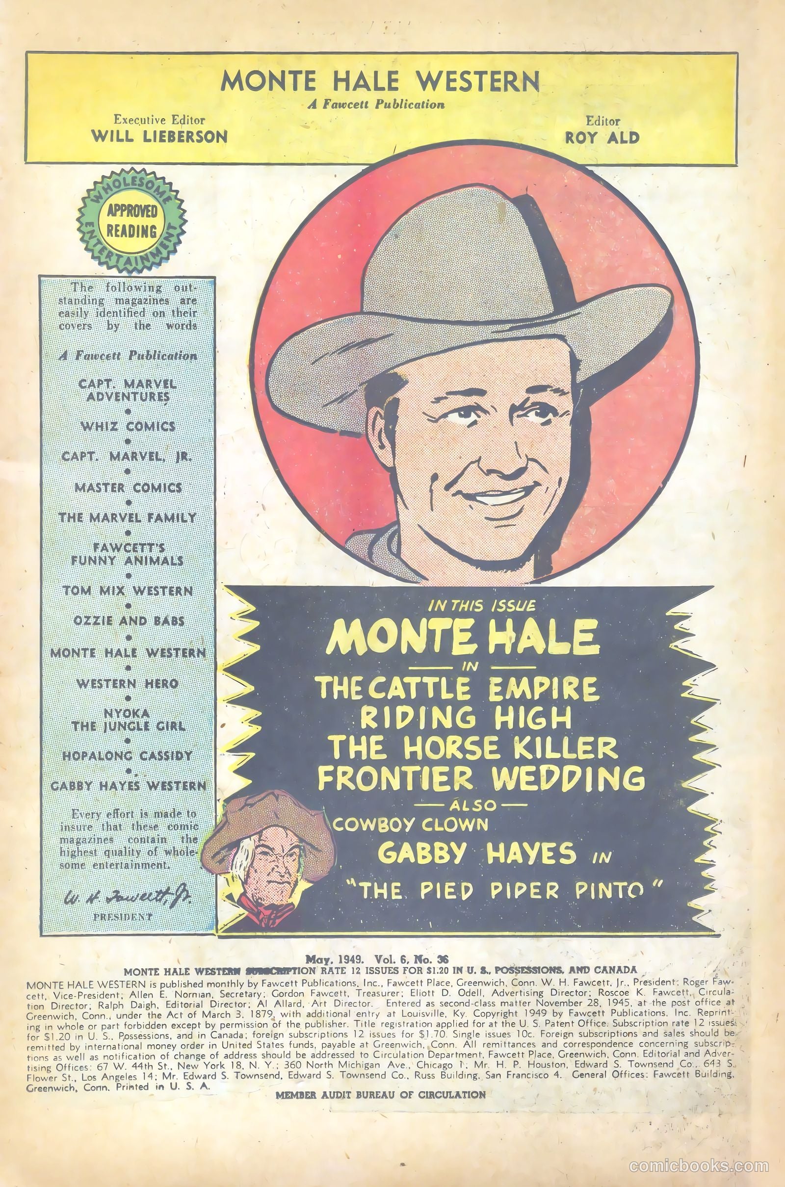 Monte Hale Western #36 (1949) — page 3 of 52