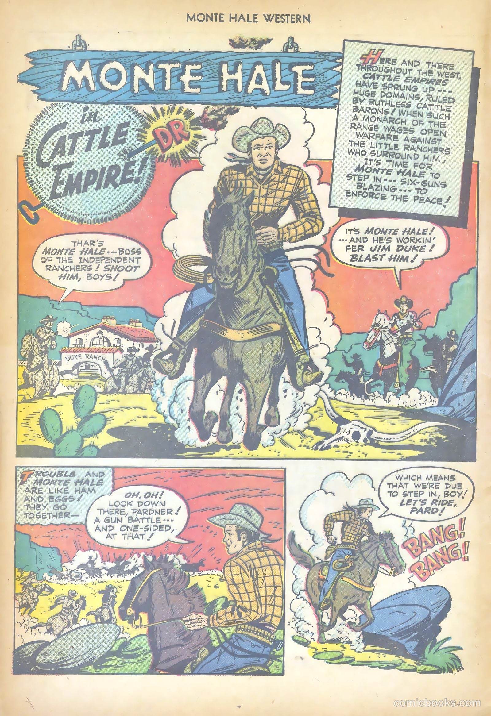 Monte Hale Western #36 (1949) — page 4 of 52