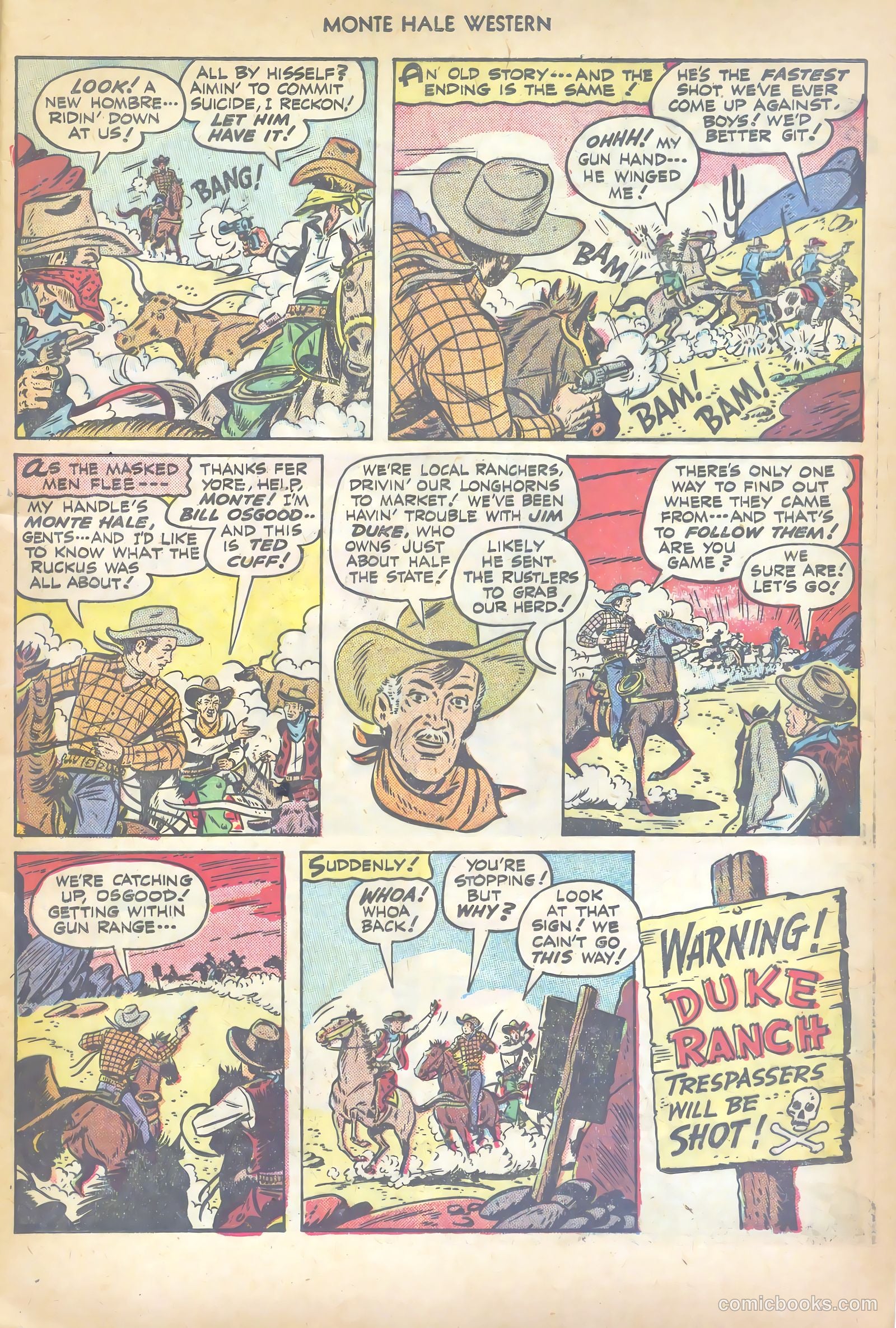 Monte Hale Western #36 (1949) — page 5 of 52