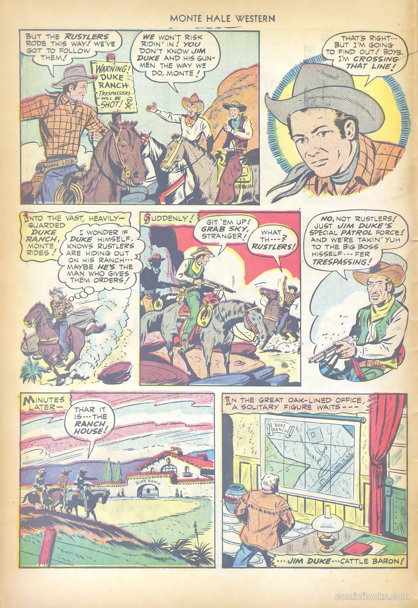Monte Hale Western #36 (1949) — page 6 of 52