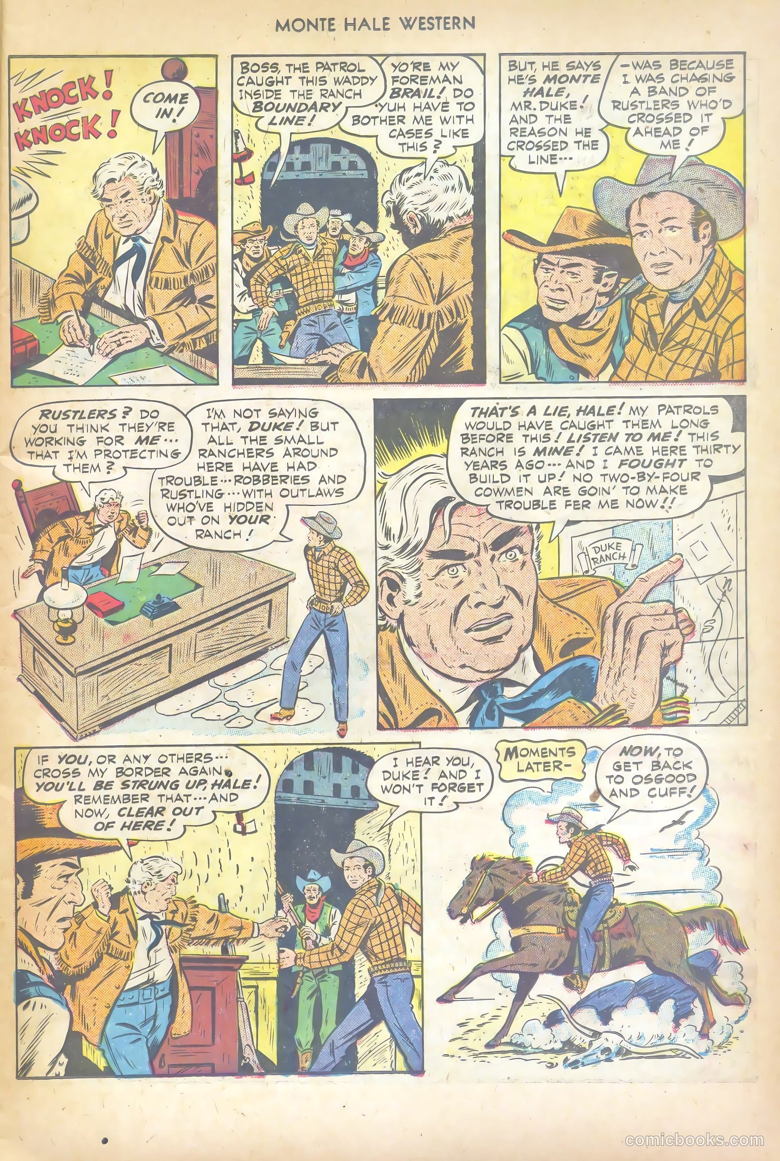 Monte Hale Western #36 (1949) — page 7 of 52