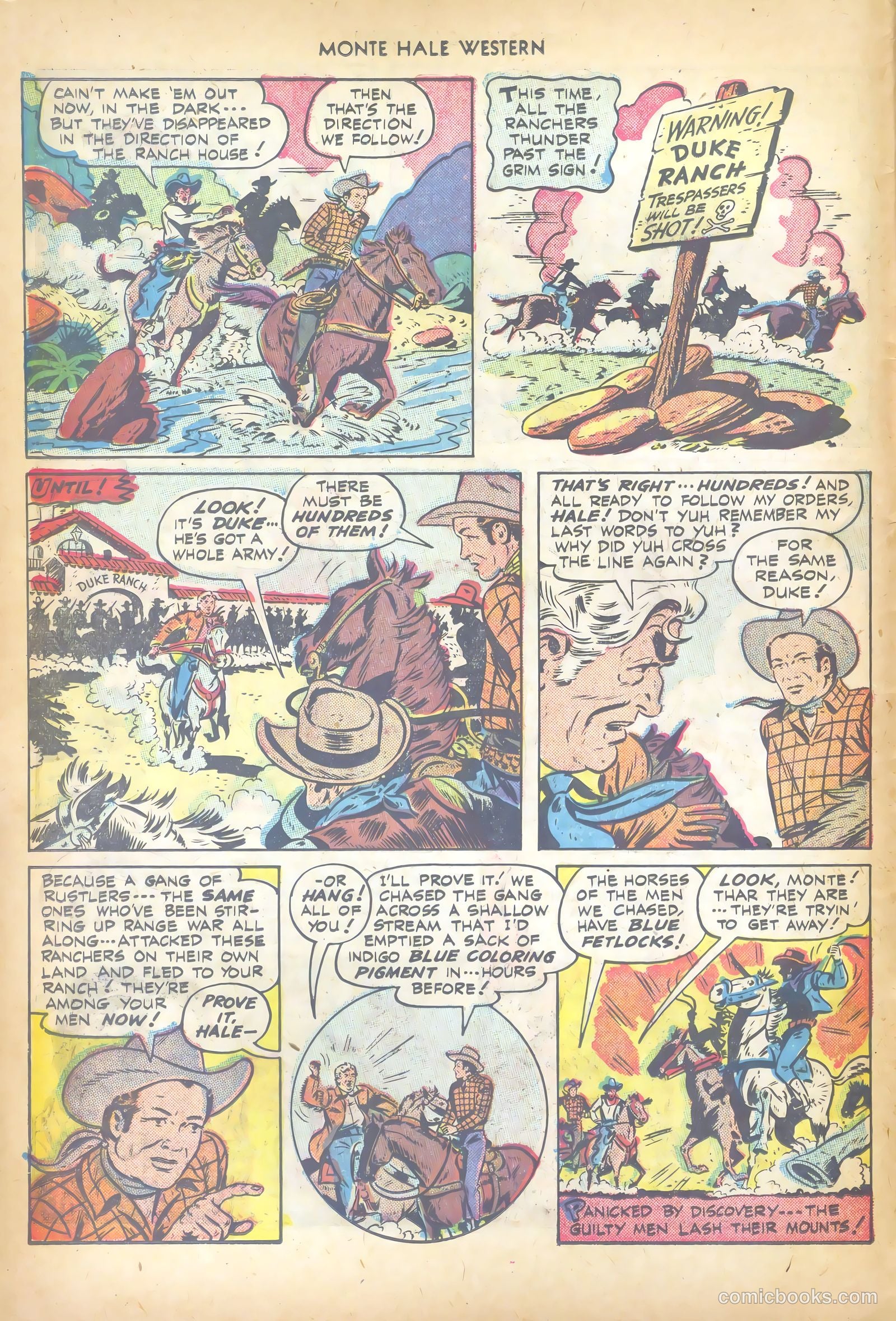 Monte Hale Western #36 (1949) — page 10 of 52