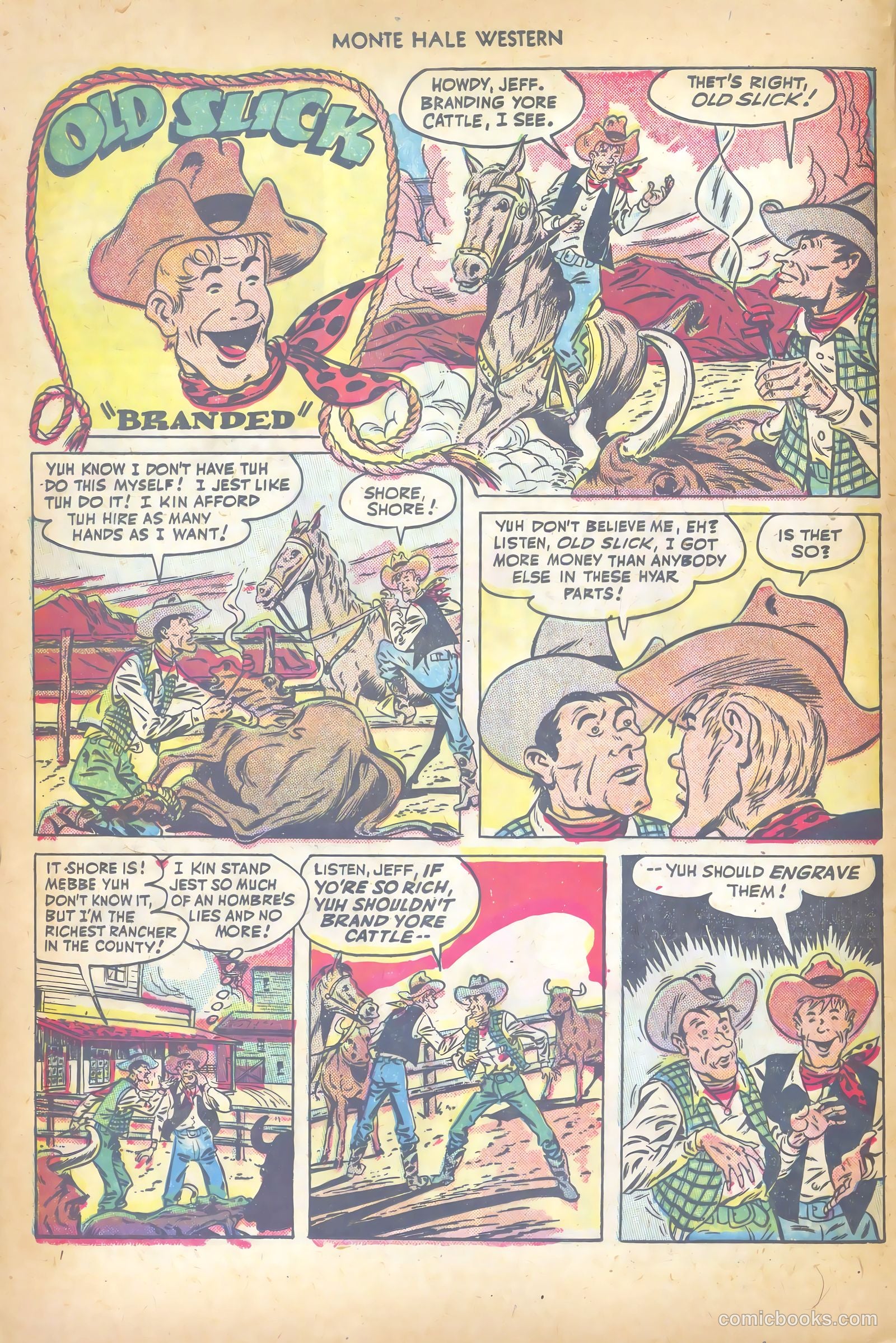 Monte Hale Western #36 (1949) — page 12 of 52