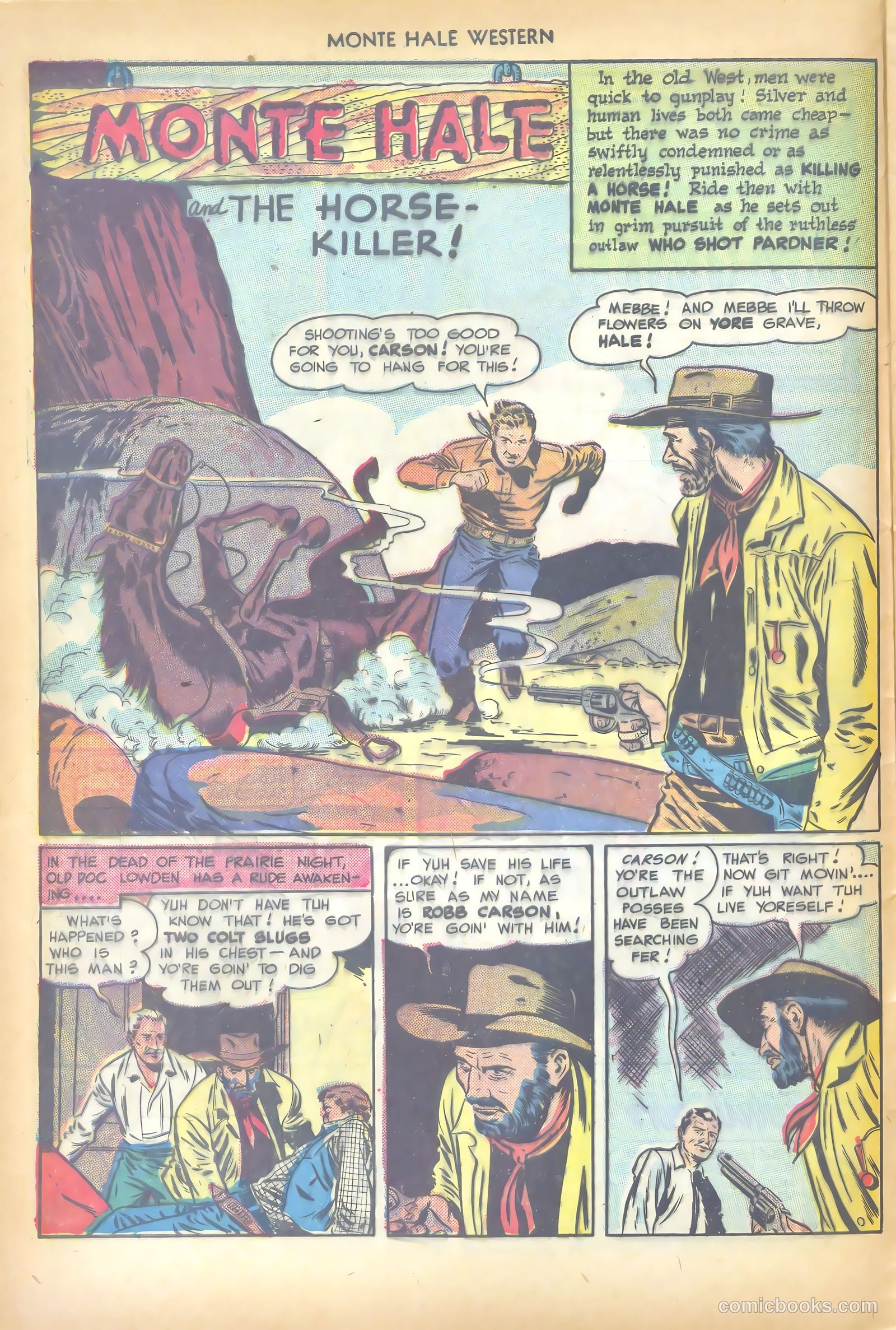 Monte Hale Western #36 (1949) — page 16 of 52