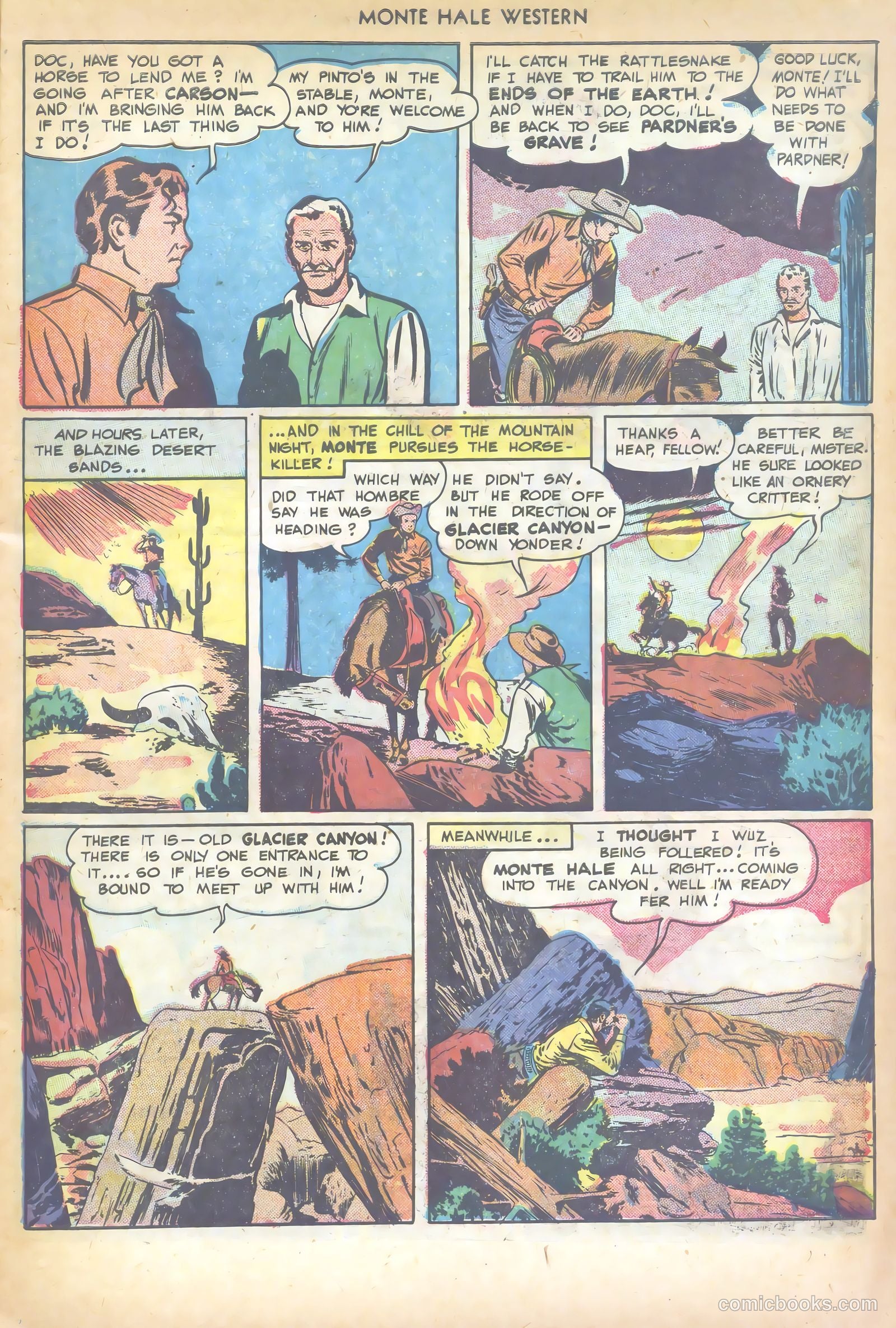 Monte Hale Western #36 (1949) — page 19 of 52