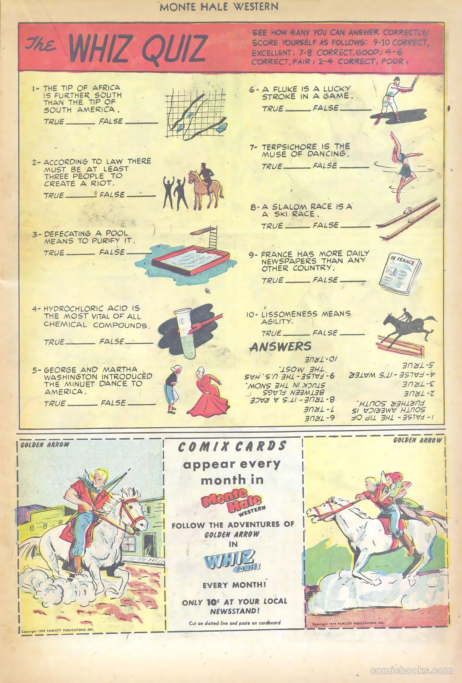 Monte Hale Western #36 (1949) — page 23 of 52