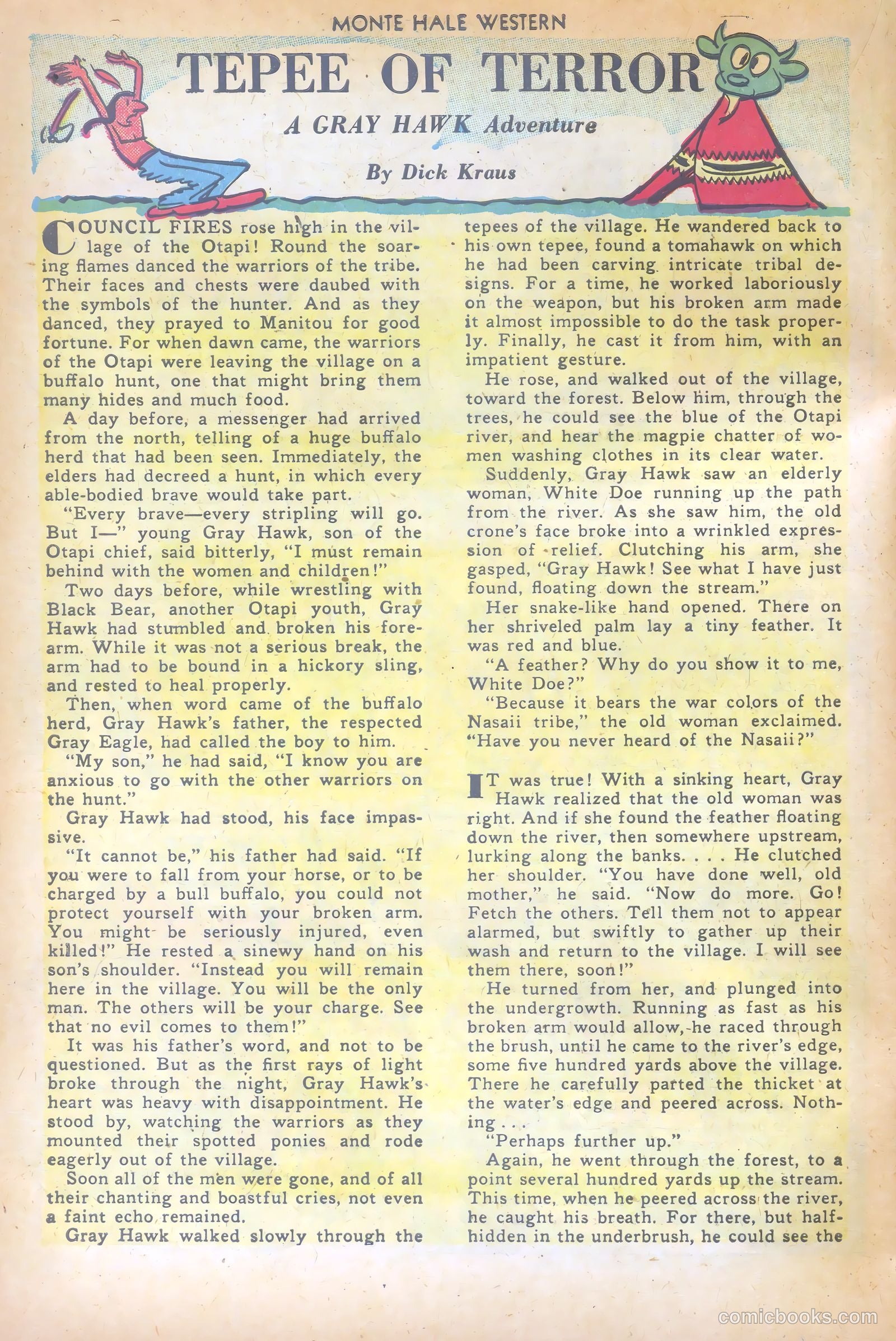 Monte Hale Western #36 (1949) — page 34 of 52