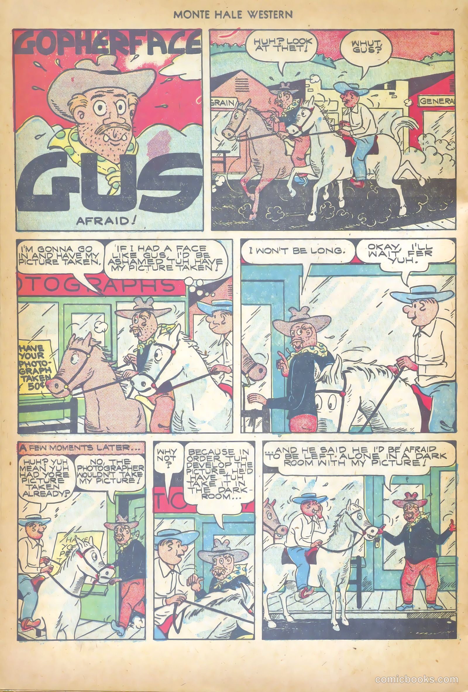 Monte Hale Western #36 (1949) — page 36 of 52