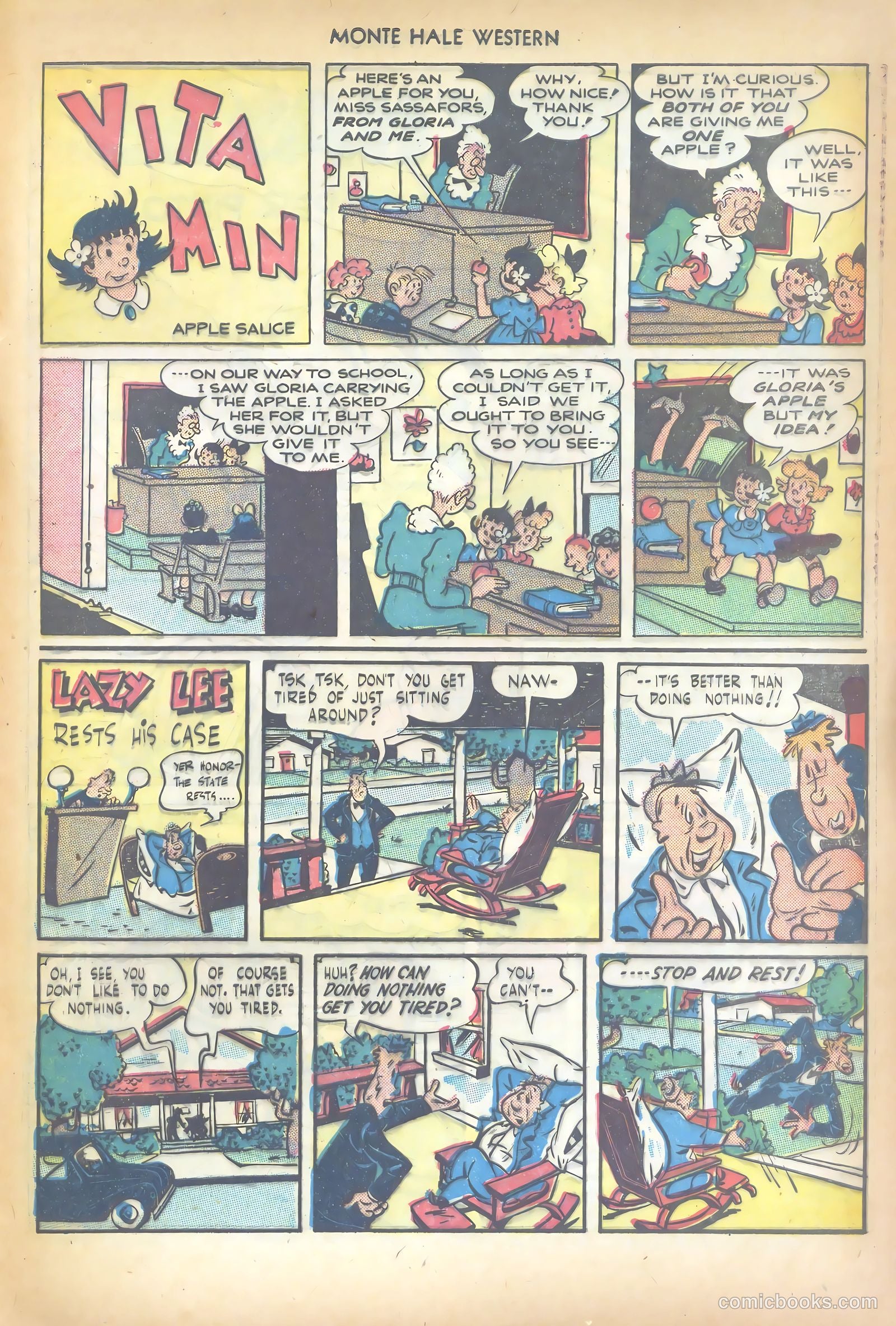Monte Hale Western #36 (1949) — page 37 of 52