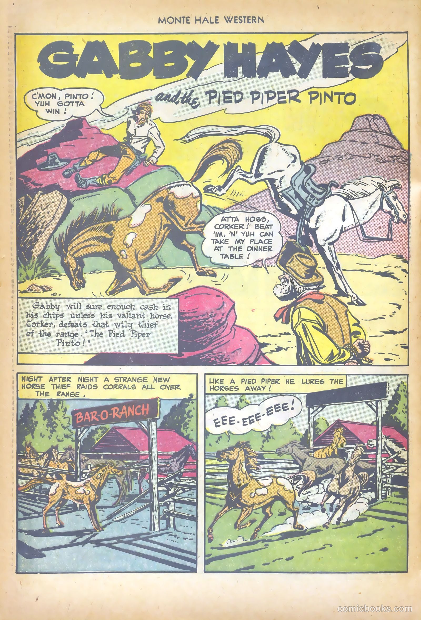 Monte Hale Western #36 (1949) — page 38 of 52