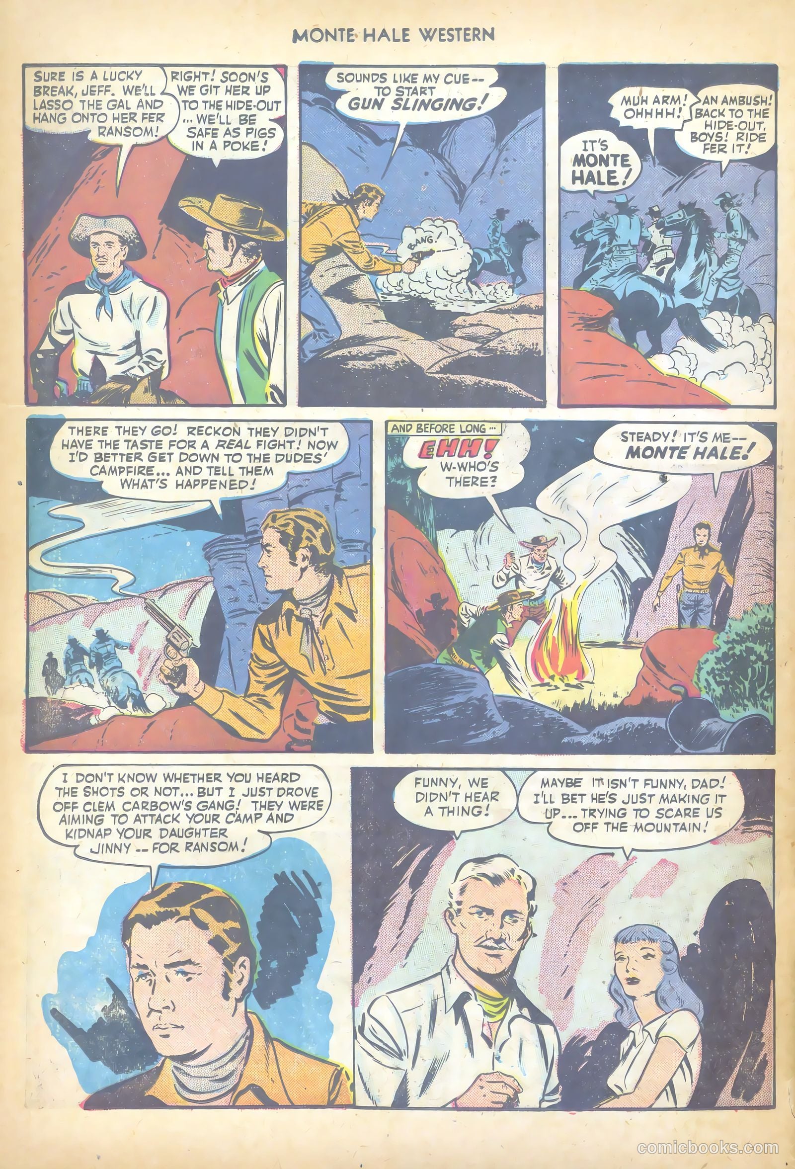 Monte Hale Western #36 (1949) — page 46 of 52