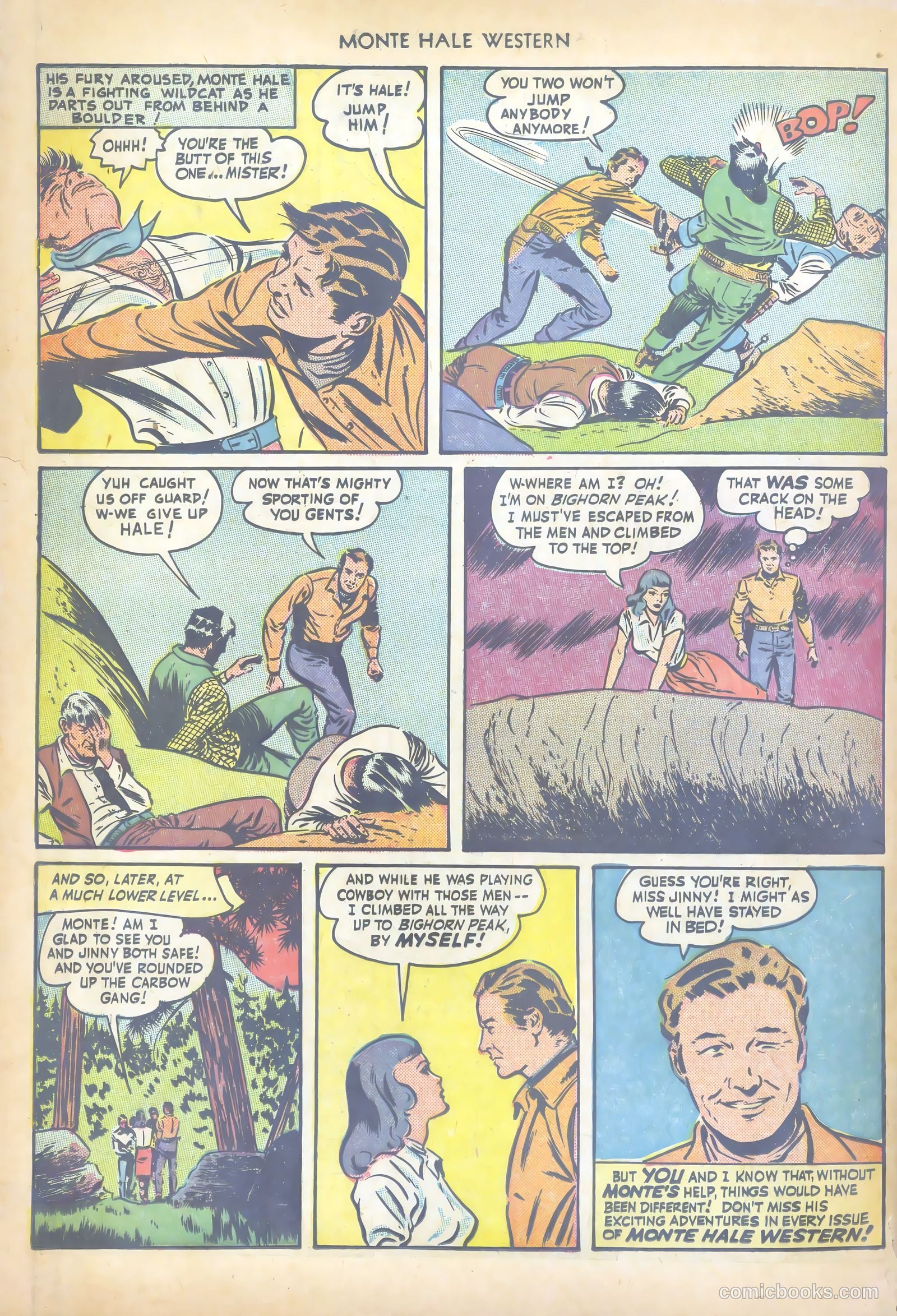 Monte Hale Western #36 (1949) — page 50 of 52