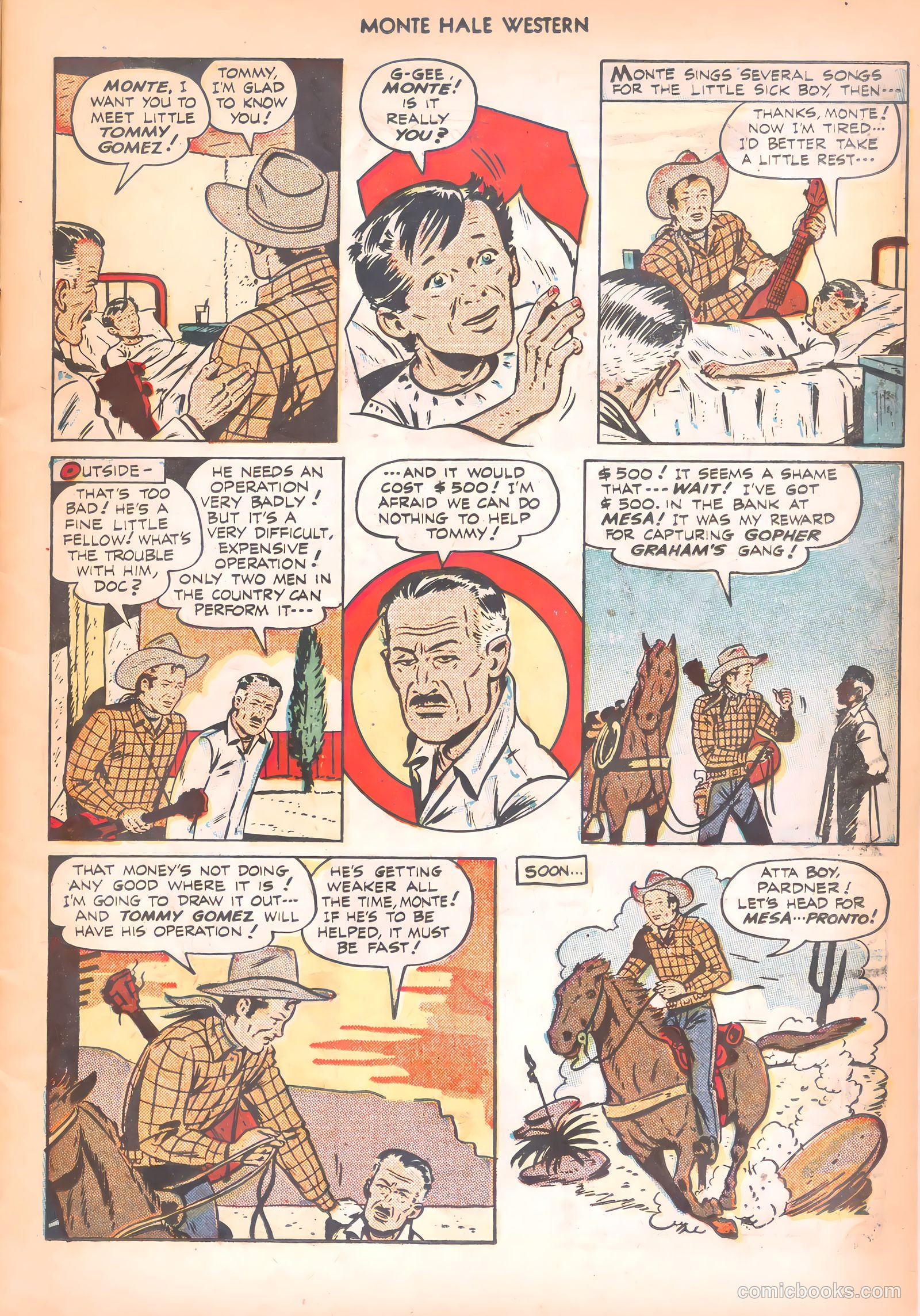 Monte Hale Western #37 (1949) — page 5 of 37