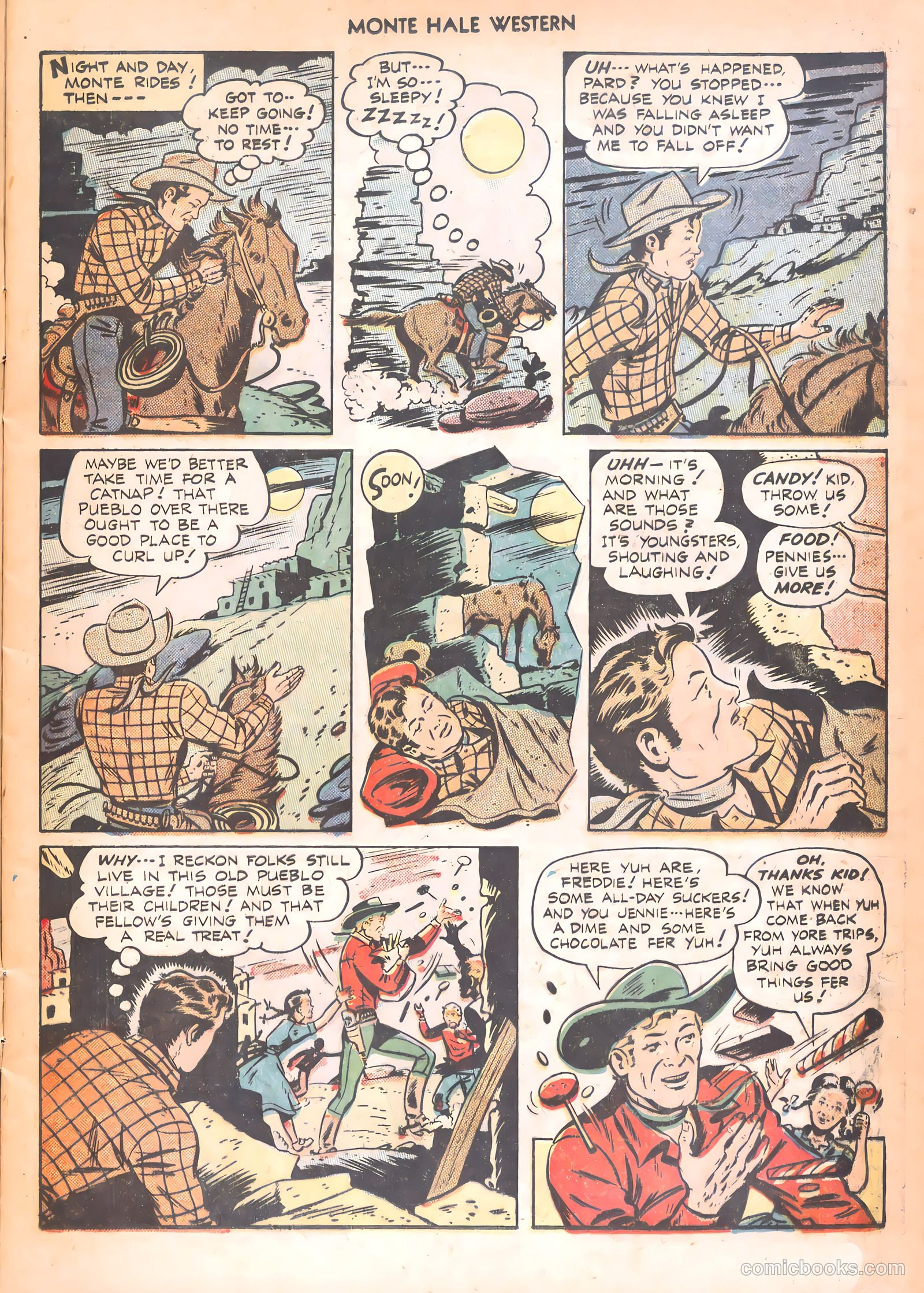 Monte Hale Western #37 (1949) — page 7 of 37