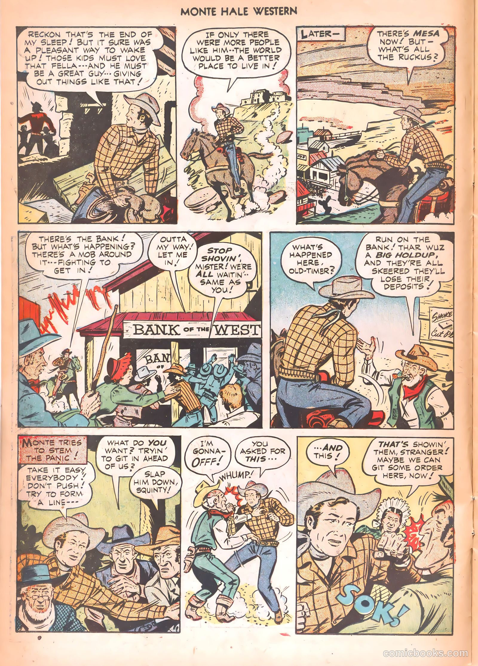 Monte Hale Western #37 (1949) — page 8 of 37