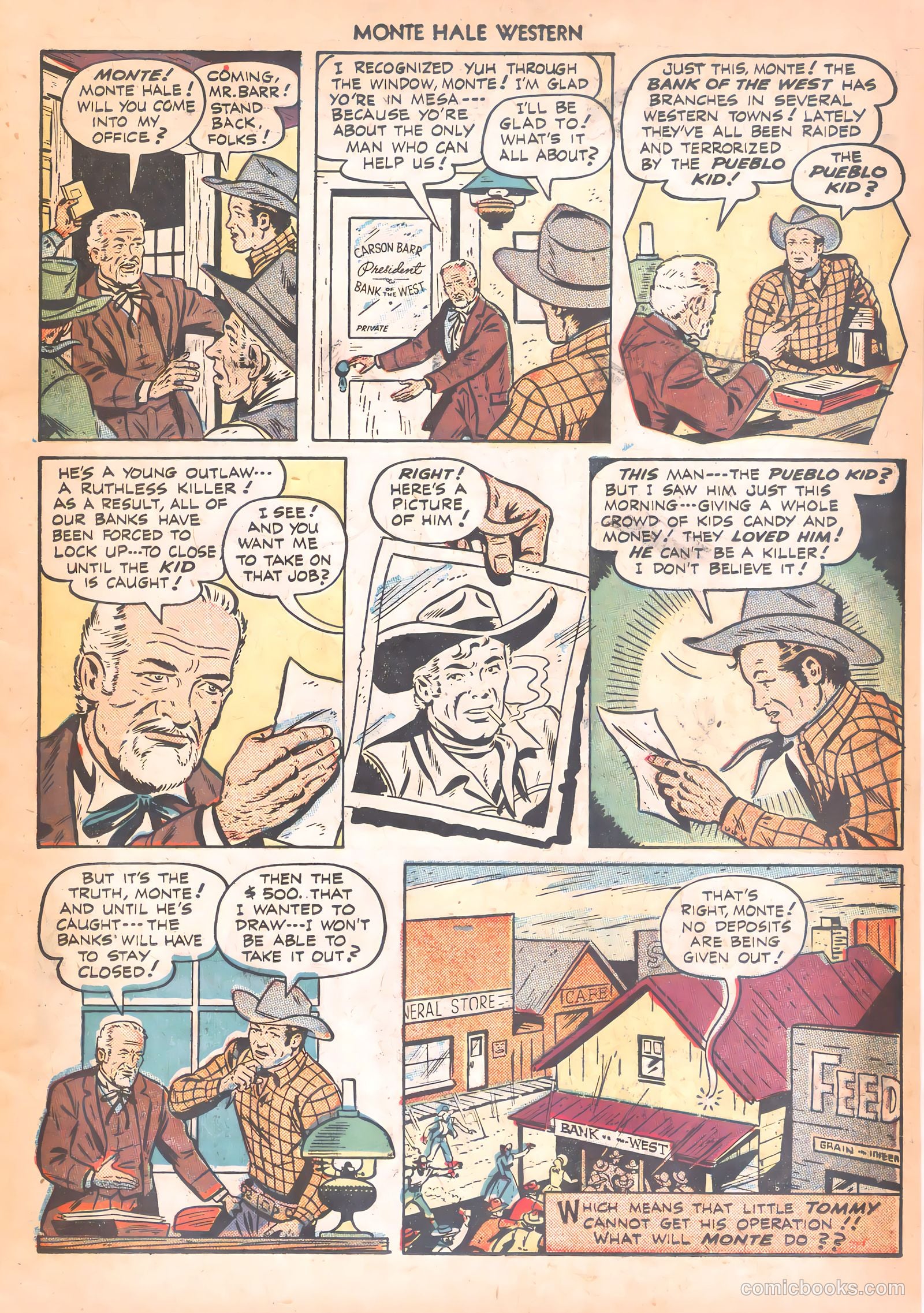 Monte Hale Western #37 (1949) — page 9 of 37
