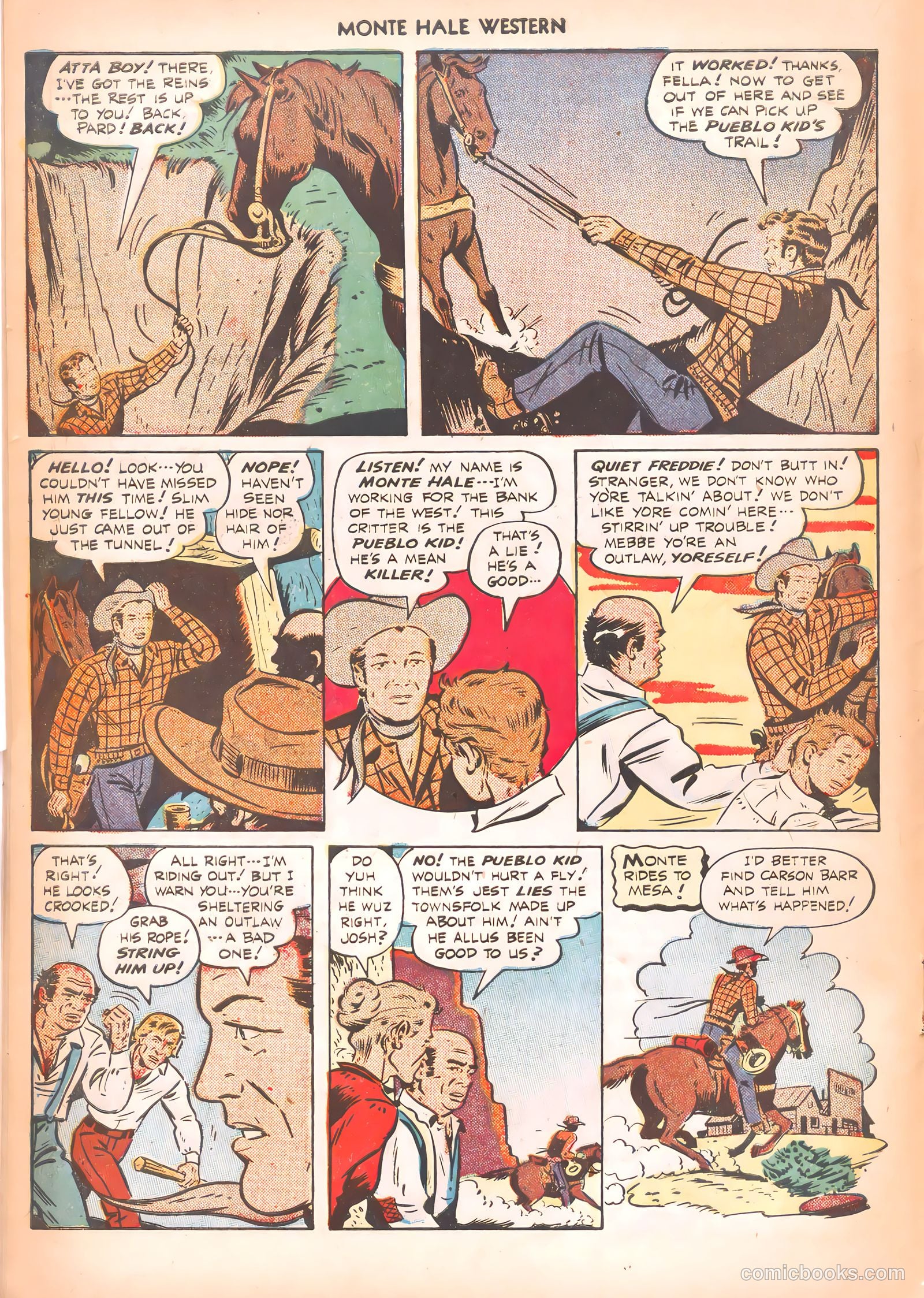 Monte Hale Western #37 (1949) — page 16 of 37
