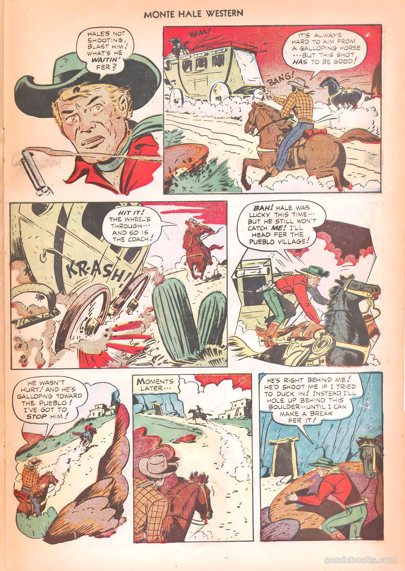 Monte Hale Western #37 (1949) — page 21 of 37