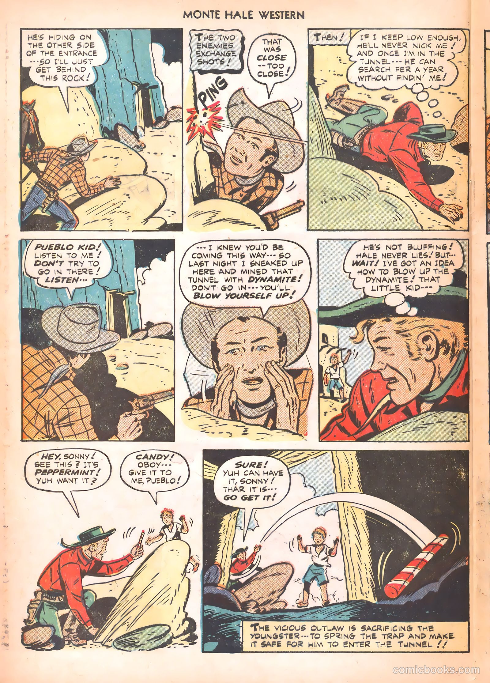 Monte Hale Western #37 (1949) — page 22 of 37