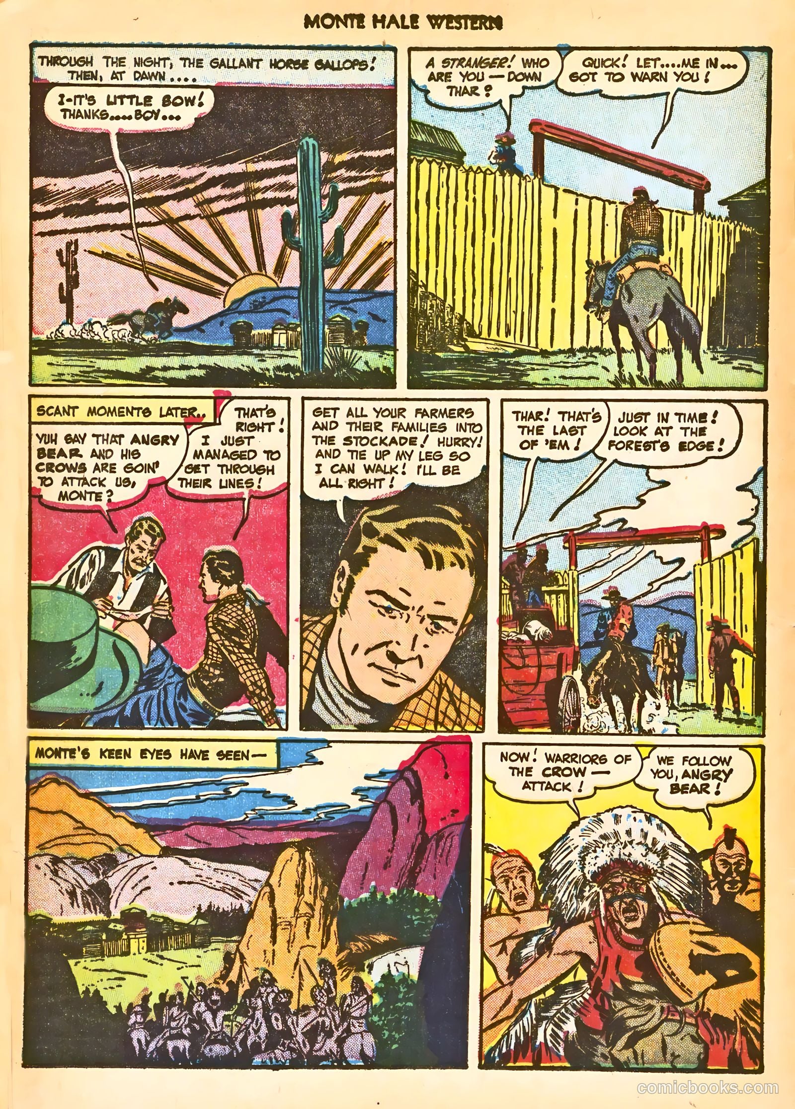 Monte Hale Western #38 (1949) — page 8 of 52