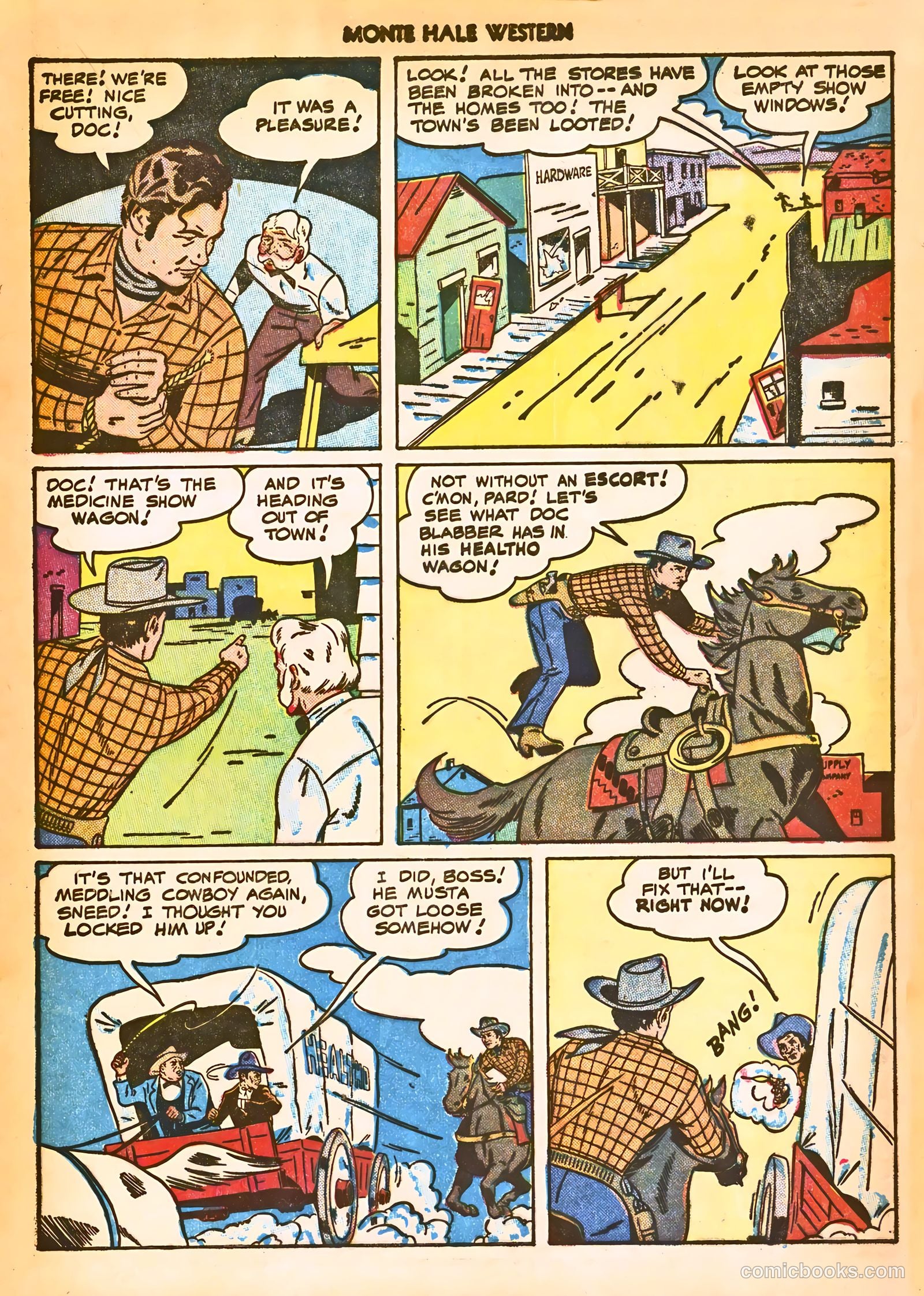 Monte Hale Western #38 (1949) — page 21 of 52