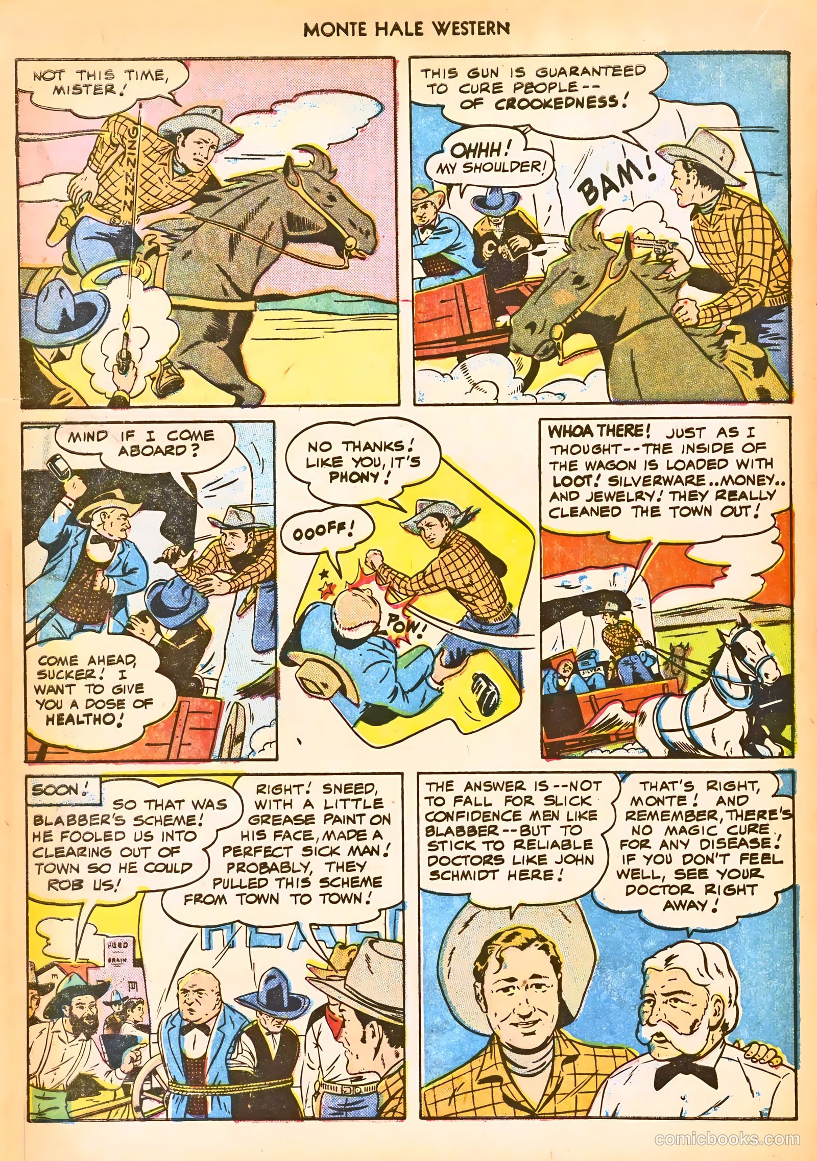 Monte Hale Western #38 (1949) — page 22 of 52