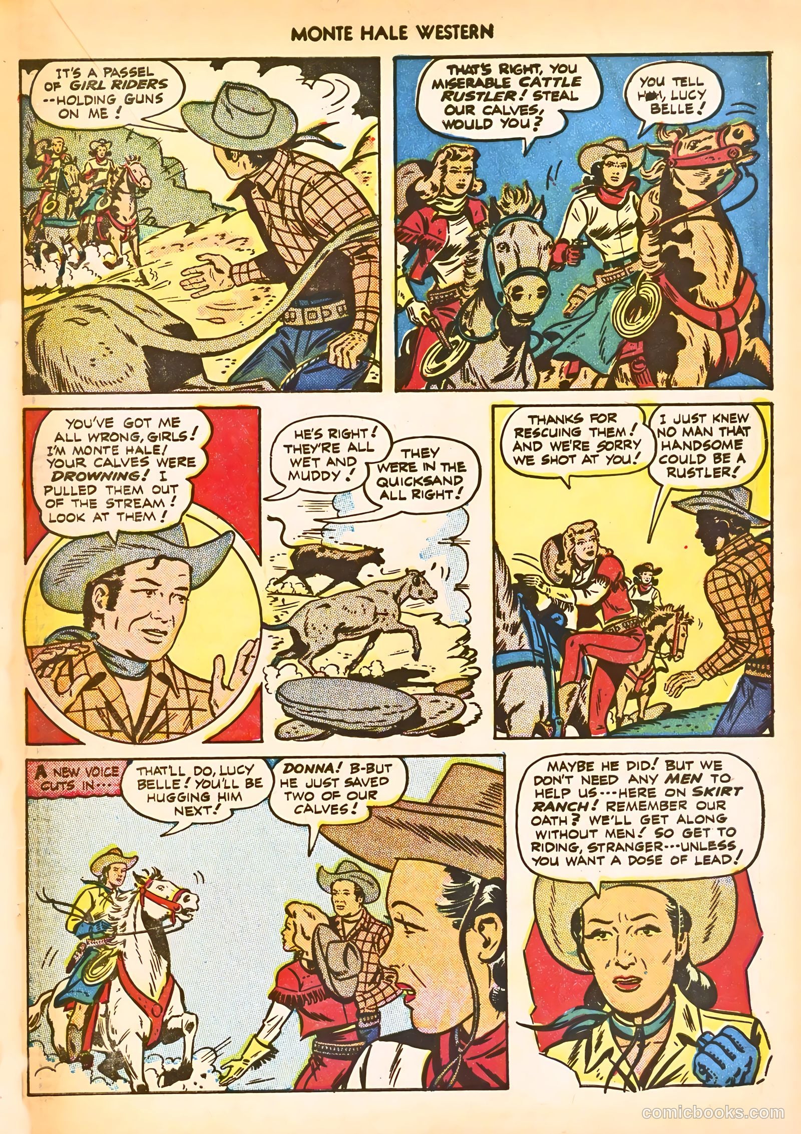 Monte Hale Western #38 (1949) — page 27 of 52
