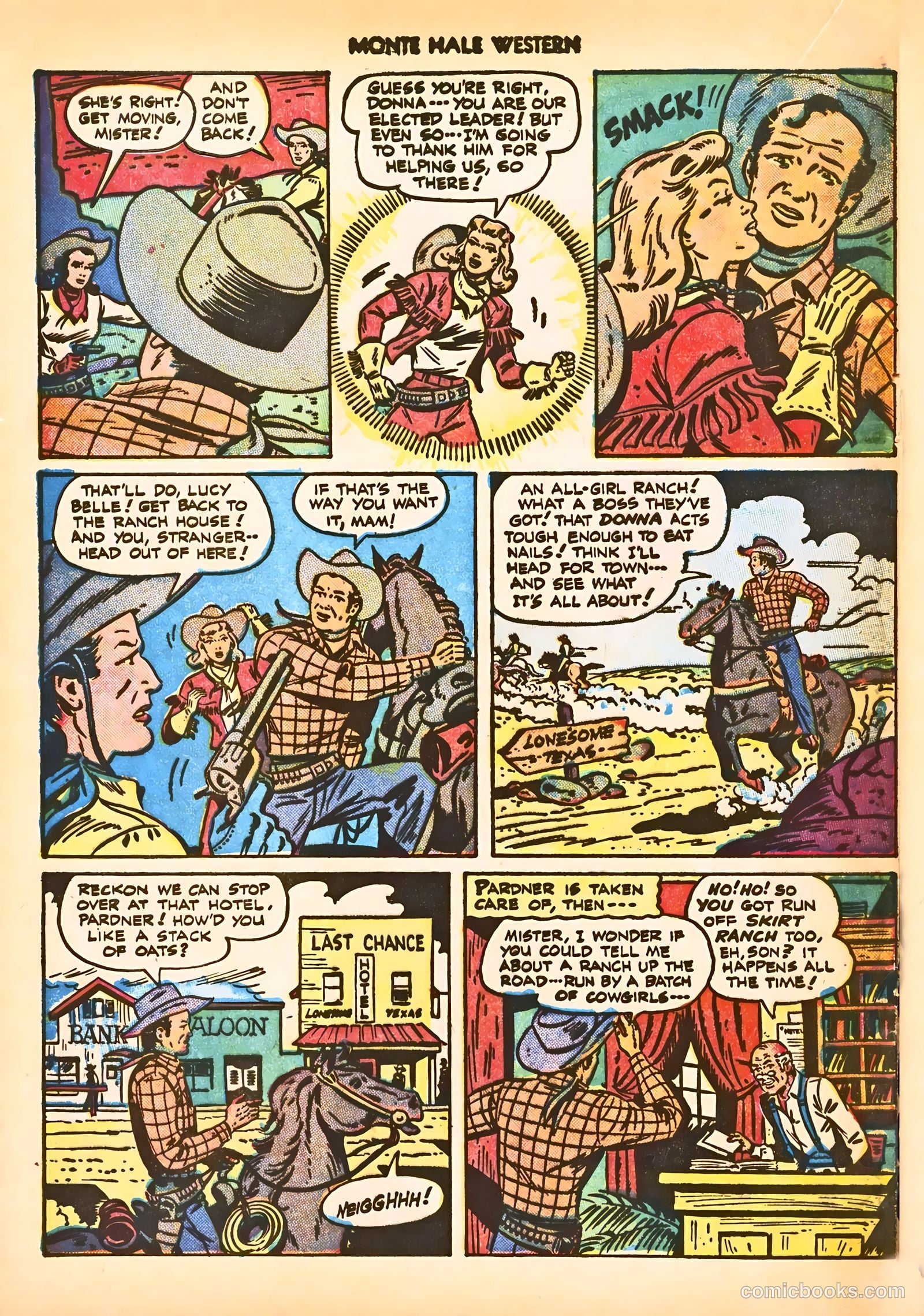 Monte Hale Western #38 (1949) — page 28 of 52