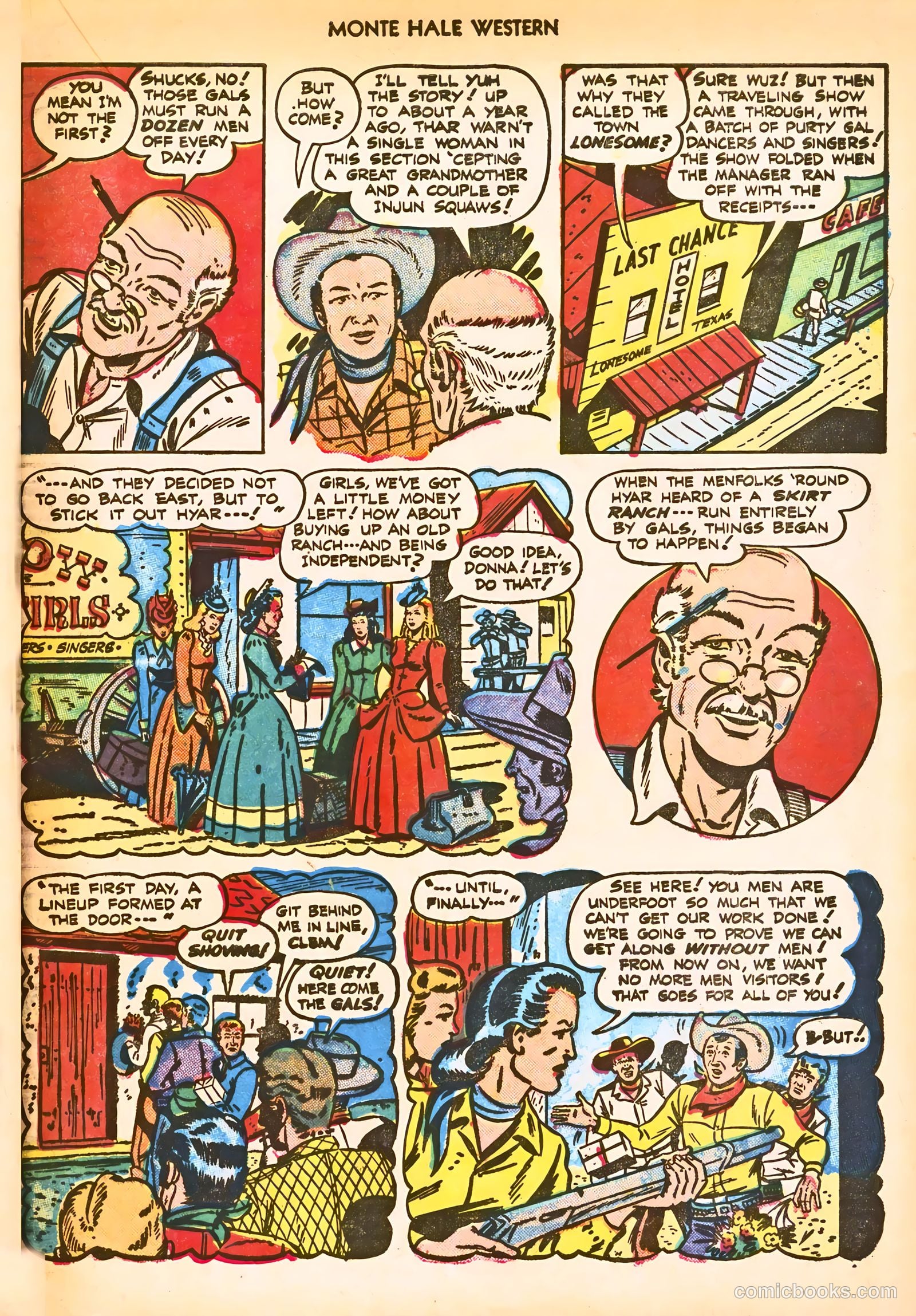 Monte Hale Western #38 (1949) — page 29 of 52