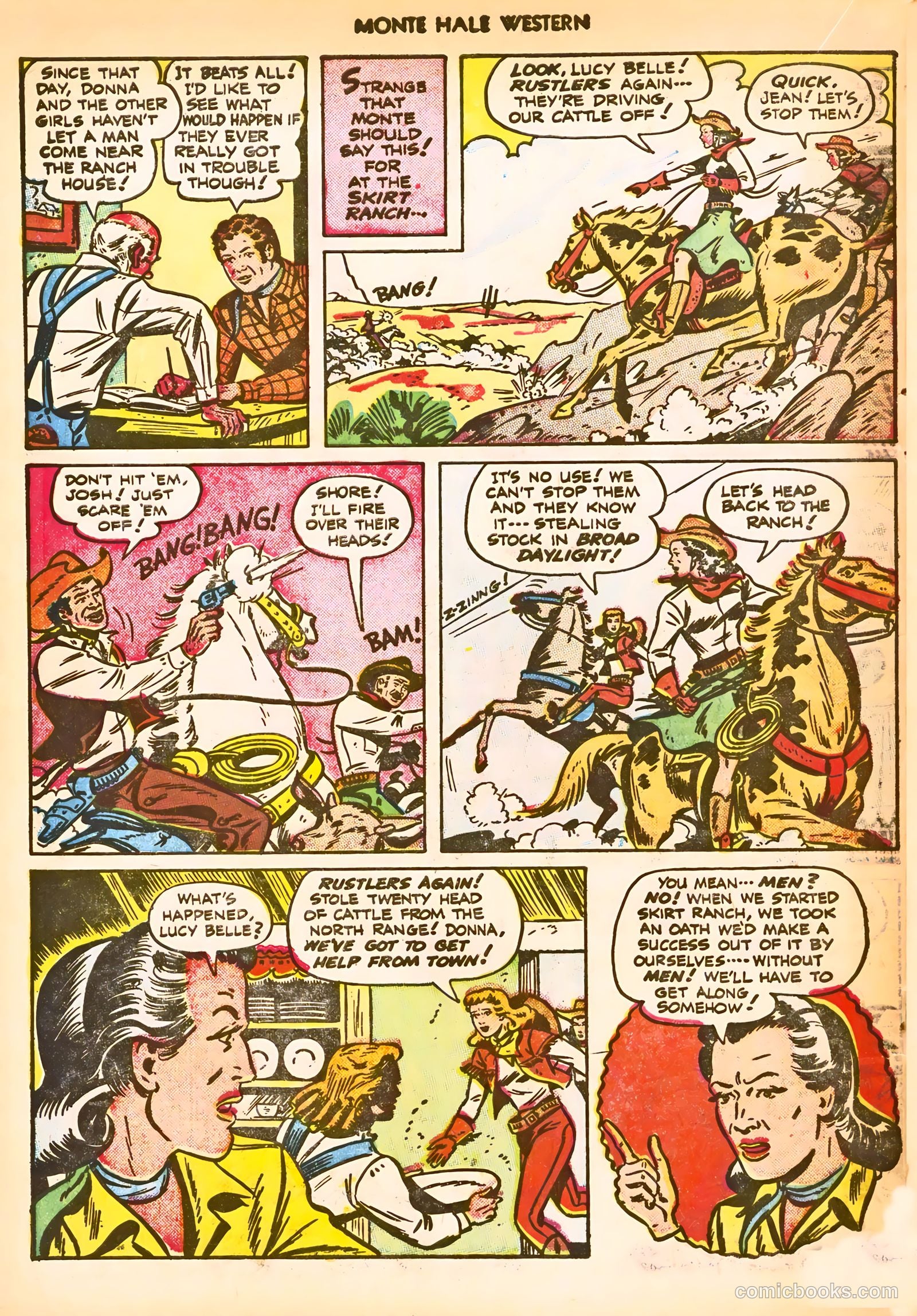 Monte Hale Western #38 (1949) — page 30 of 52
