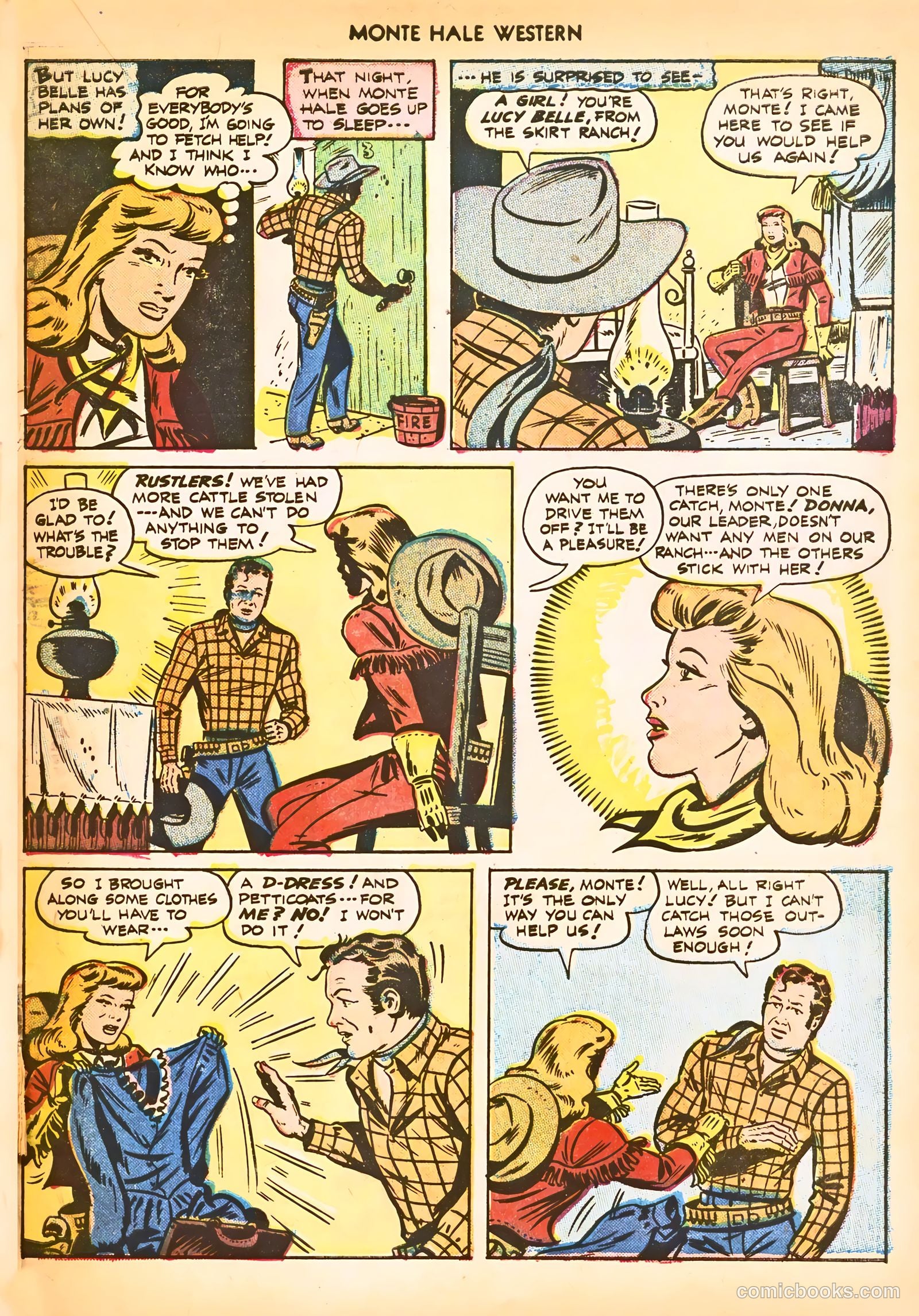 Monte Hale Western #38 (1949) — page 31 of 52