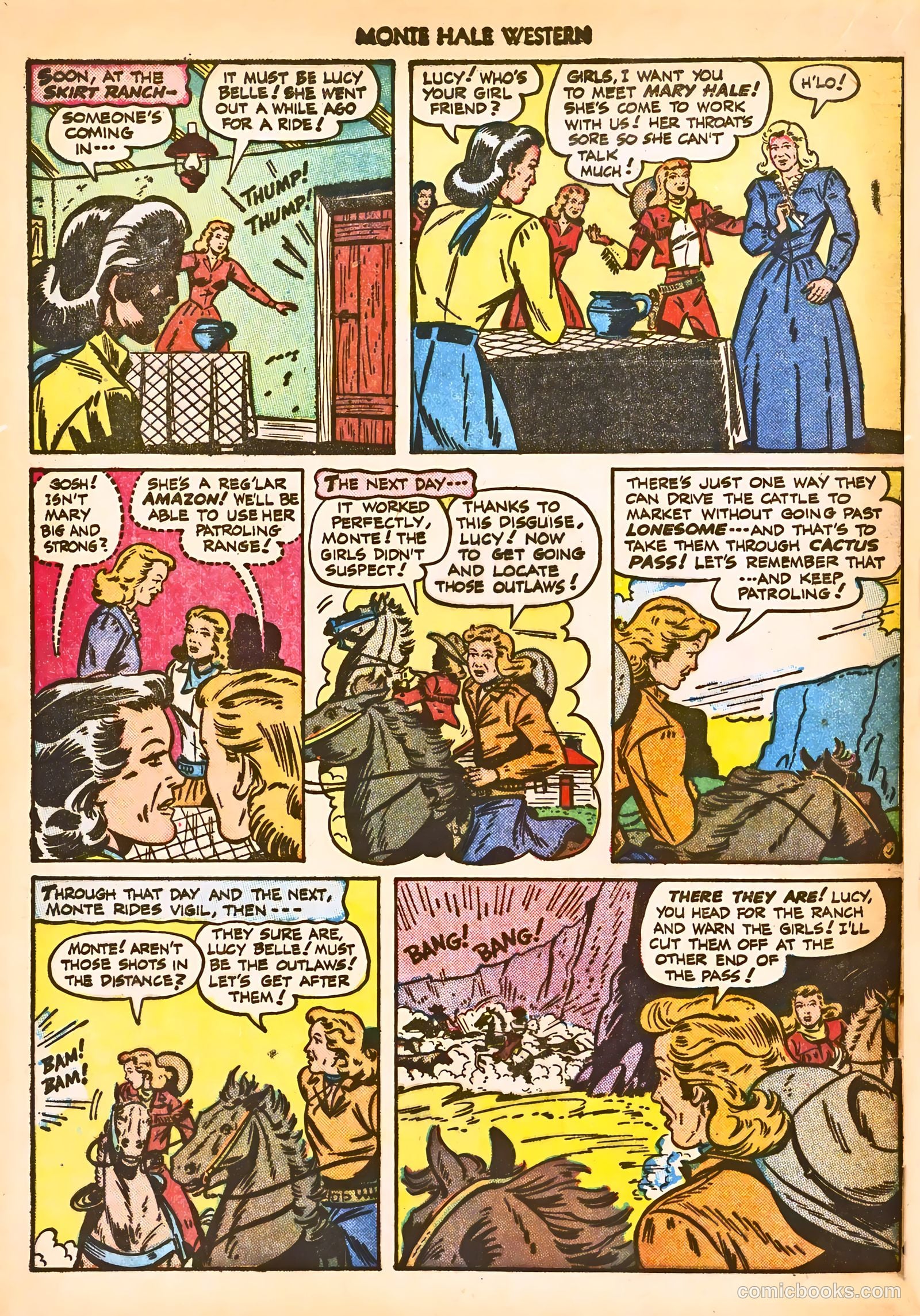 Monte Hale Western #38 (1949) — page 32 of 52