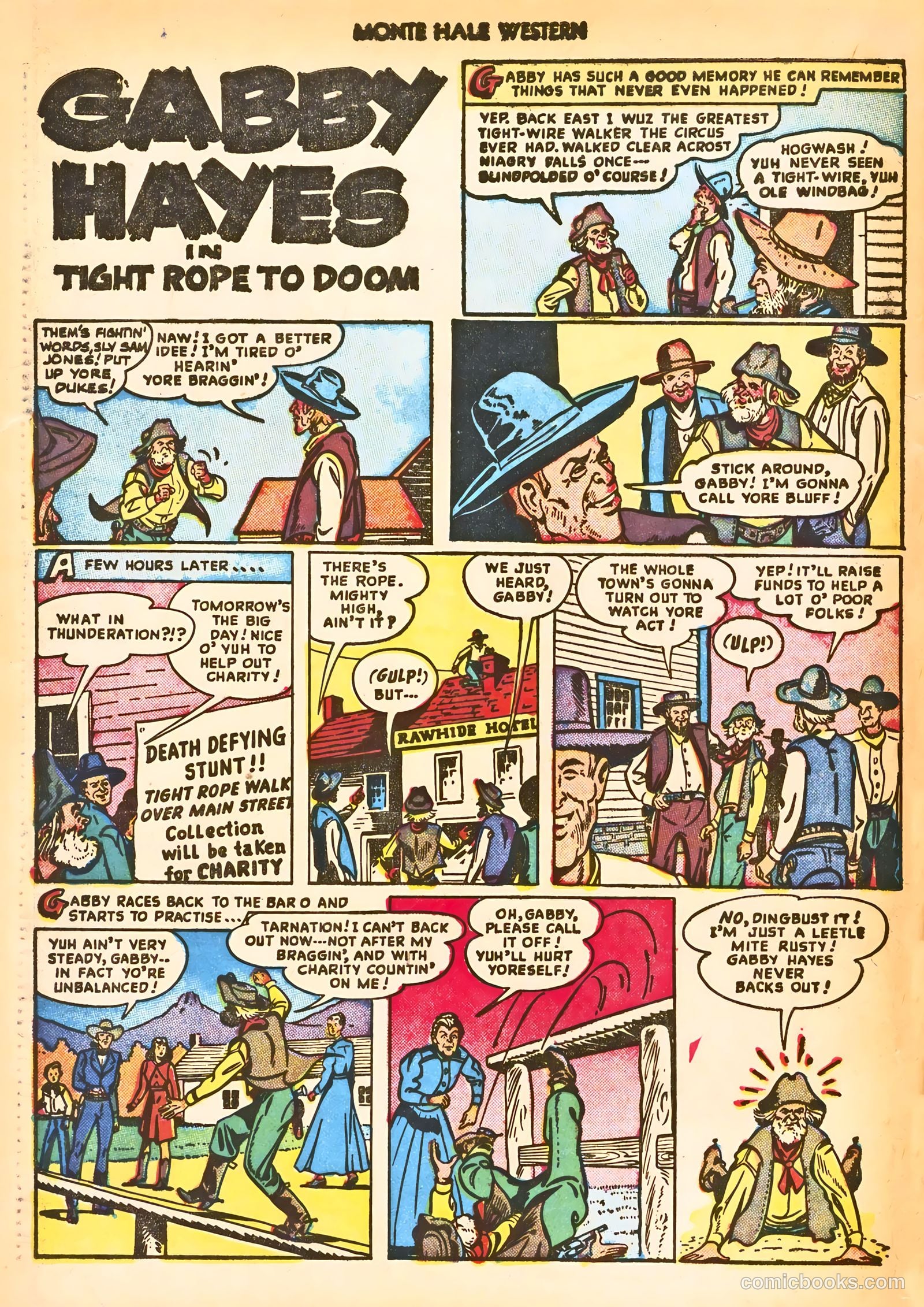 Monte Hale Western #38 (1949) — page 36 of 52
