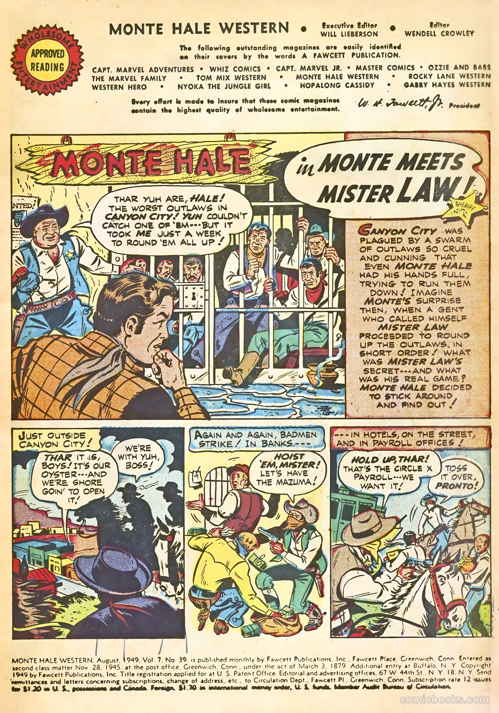 Monte Hale Western #39 (1949) — page 3 of 52