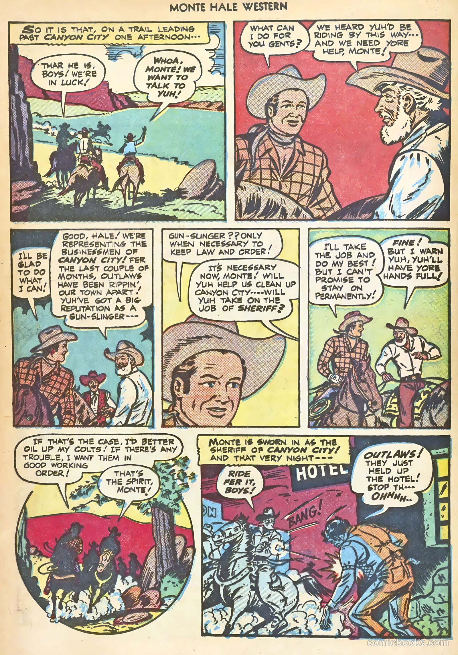 Monte Hale Western #39 (1949) — page 4 of 52