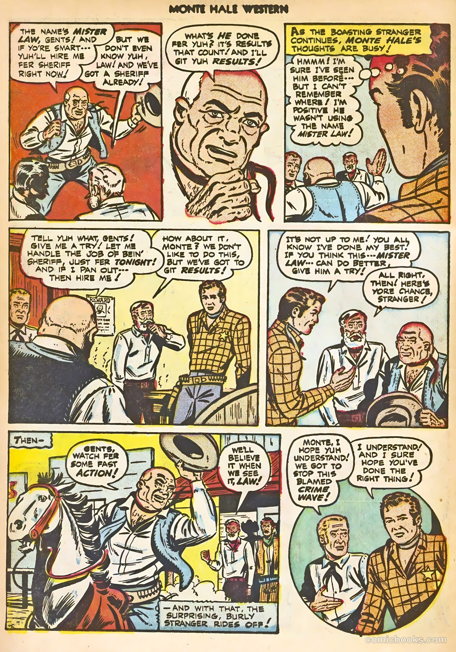 Monte Hale Western #39 (1949) — page 6 of 52