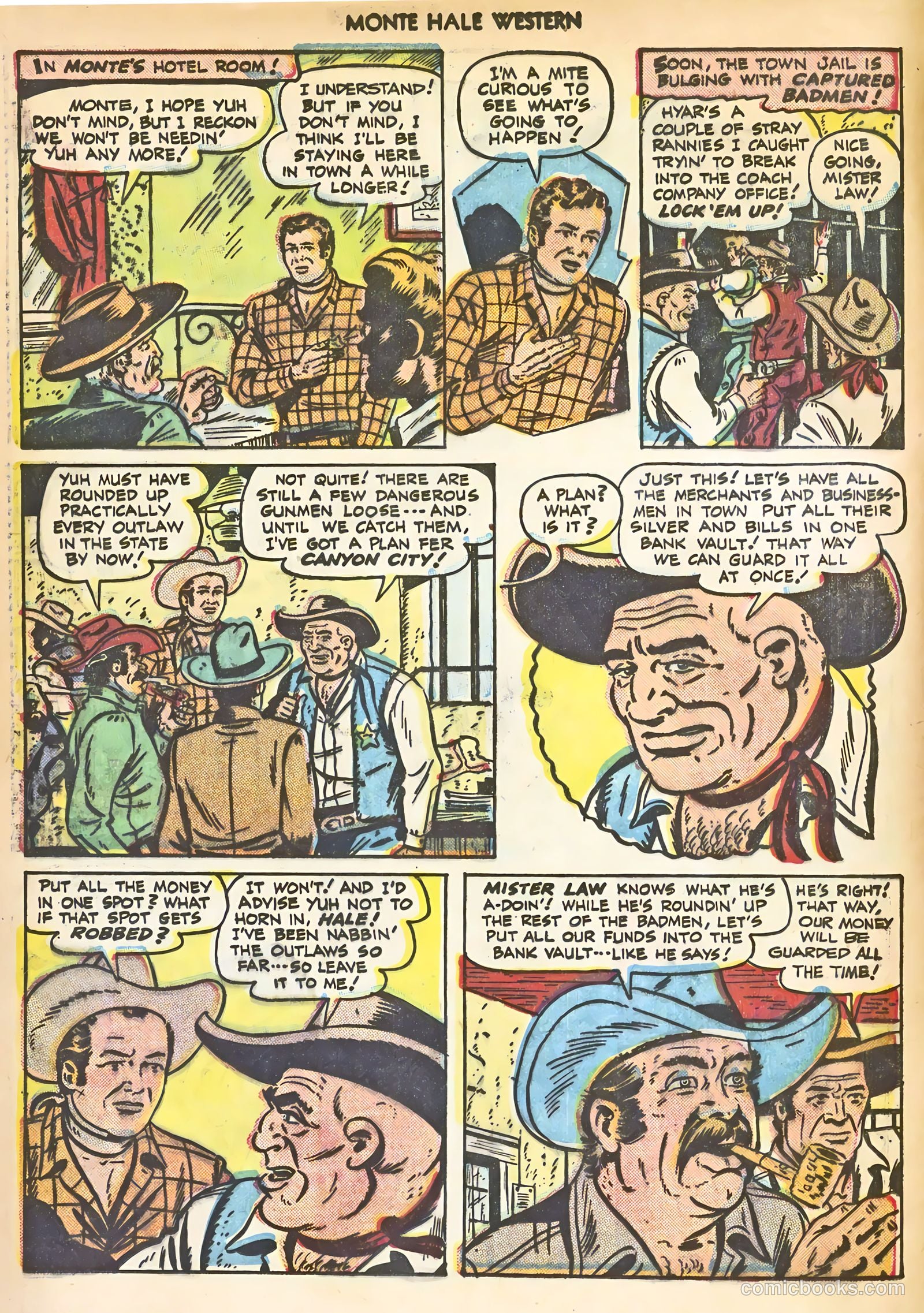 Monte Hale Western #39 (1949) — page 8 of 52