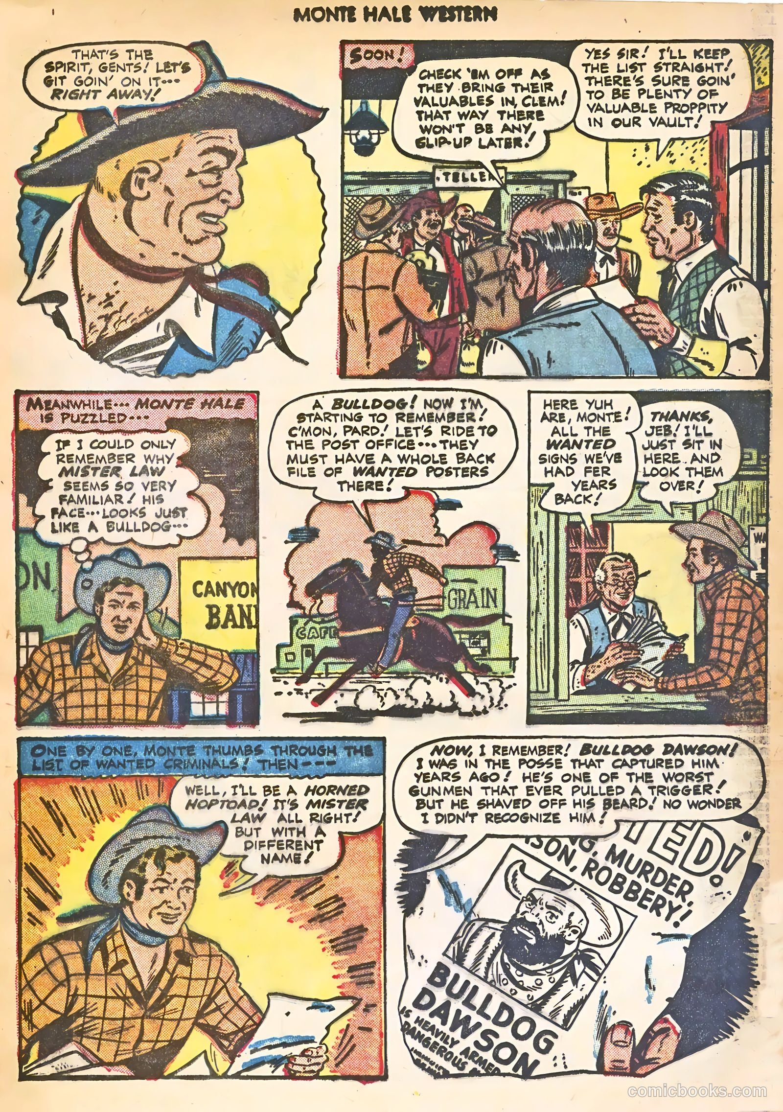 Monte Hale Western #39 (1949) — page 9 of 52