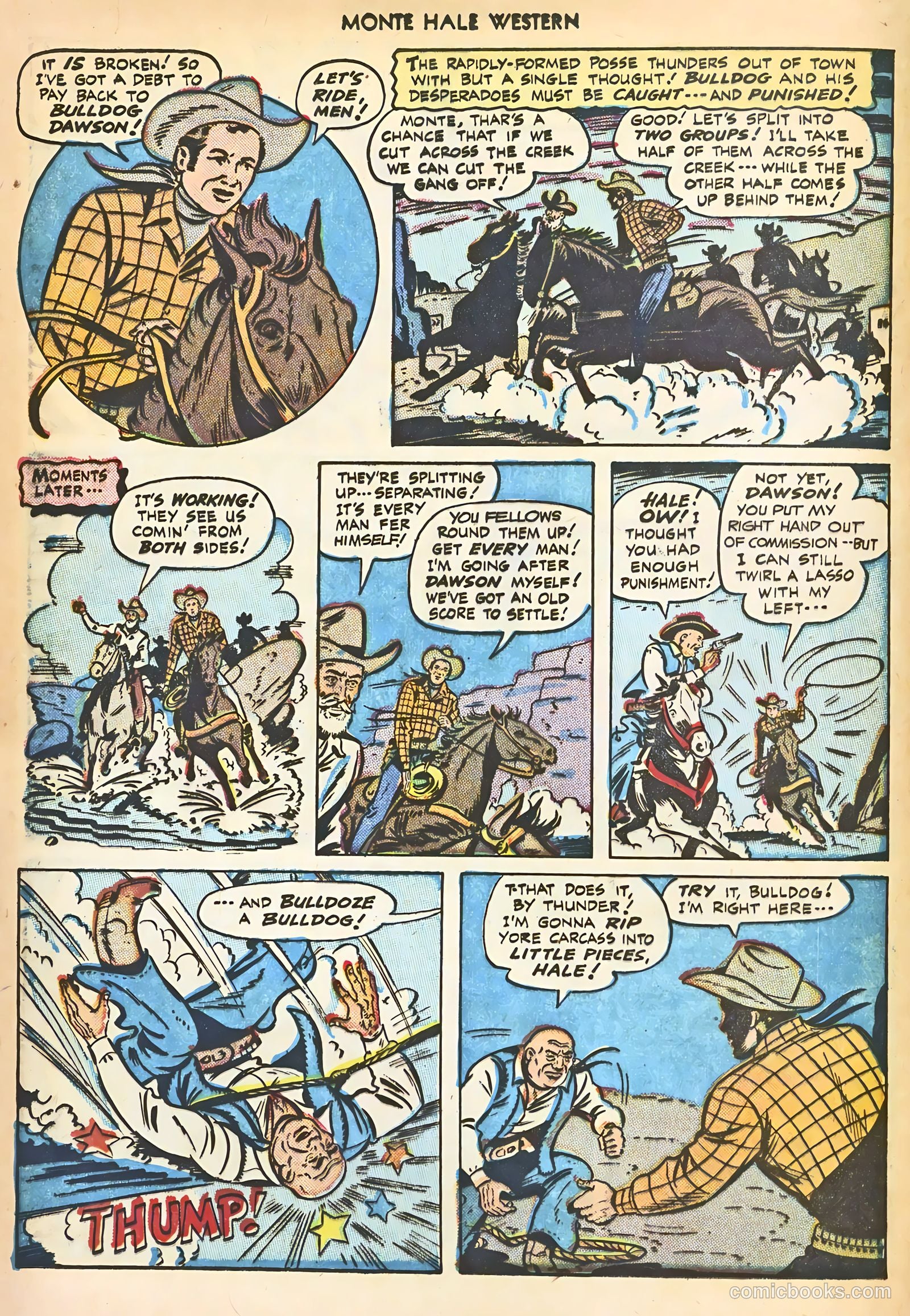 Monte Hale Western #39 (1949) — page 12 of 52