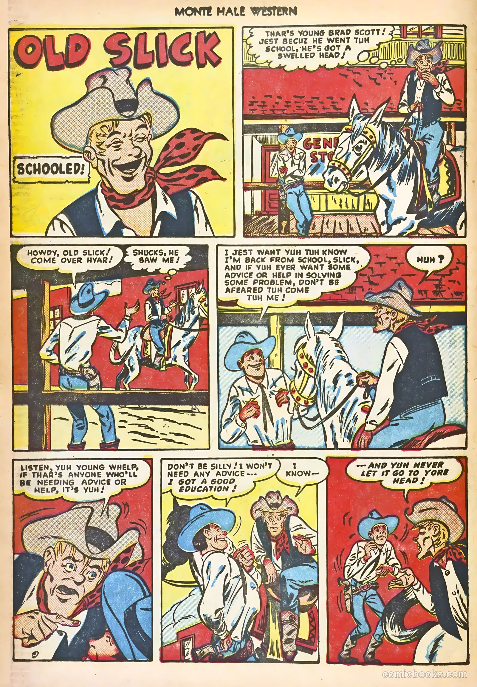 Monte Hale Western #39 (1949) — page 14 of 52