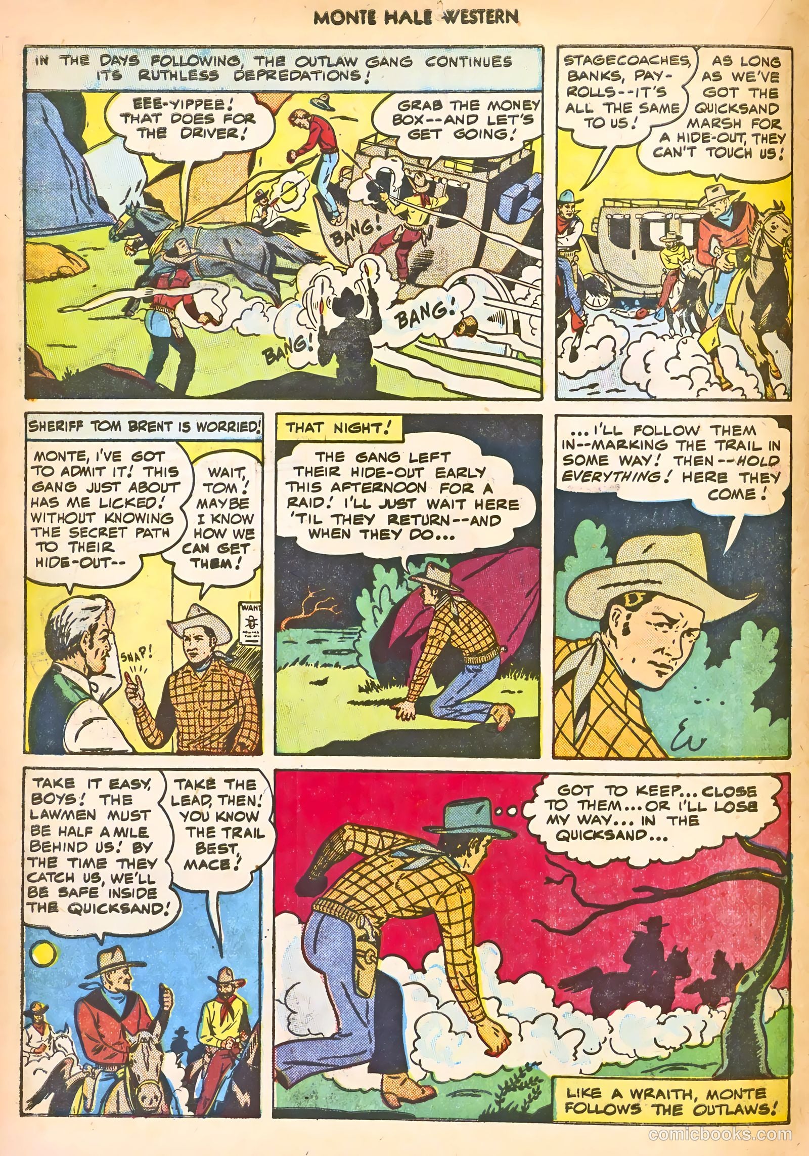 Monte Hale Western #39 (1949) — page 22 of 52