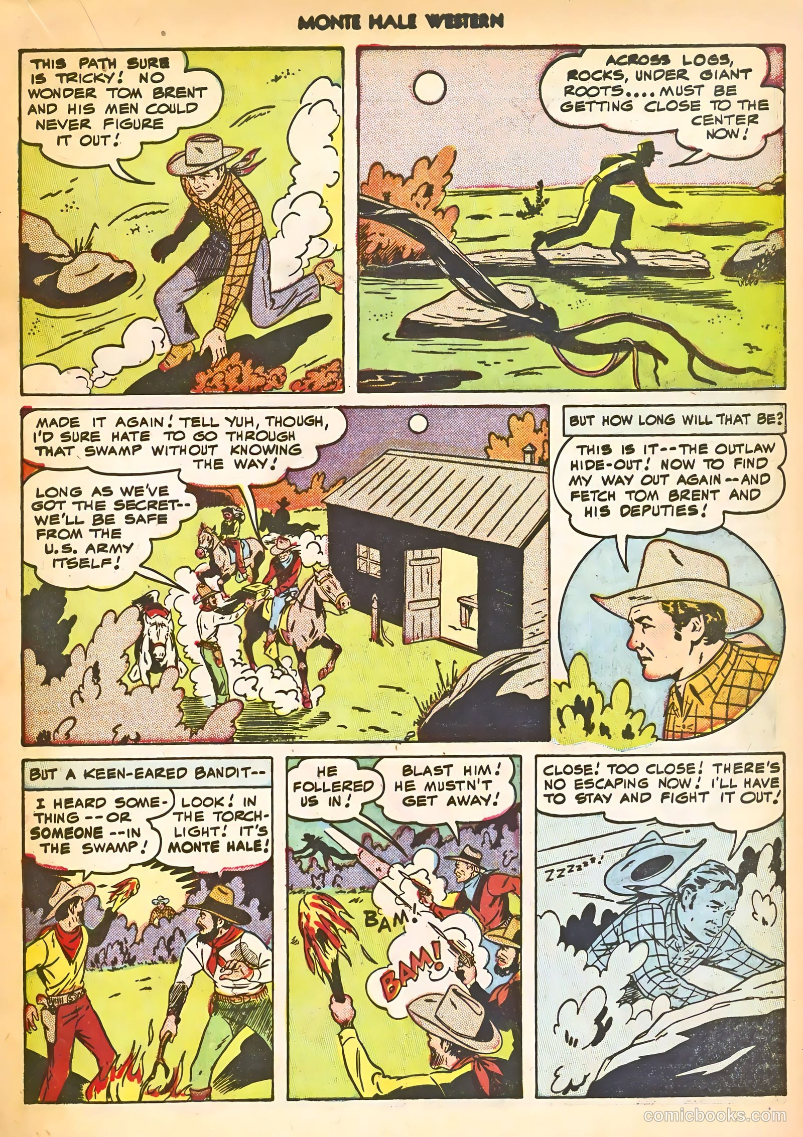Monte Hale Western #39 (1949) — page 23 of 52