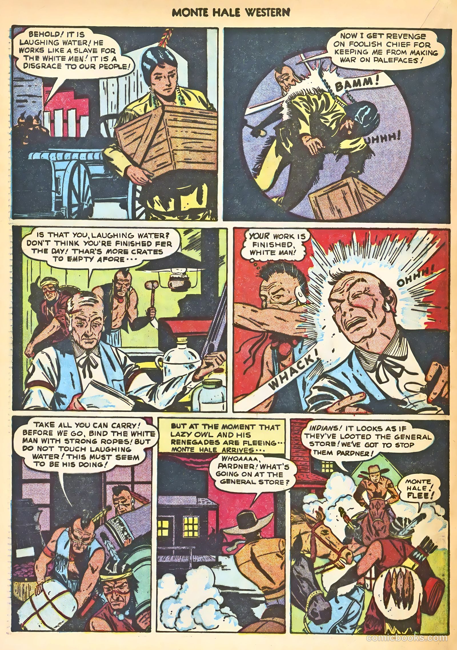 Monte Hale Western #39 (1949) — page 28 of 52