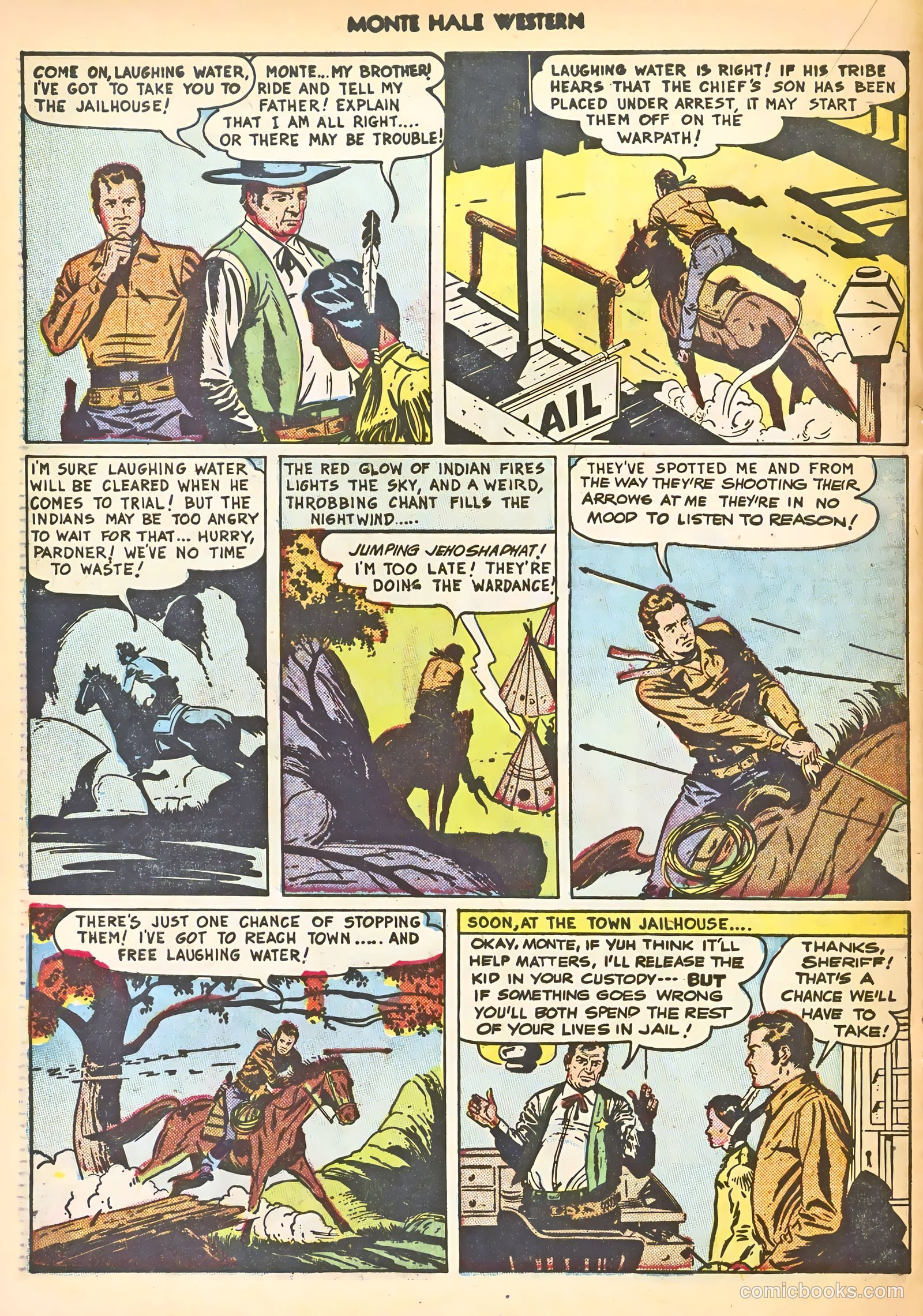 Monte Hale Western #39 (1949) — page 30 of 52