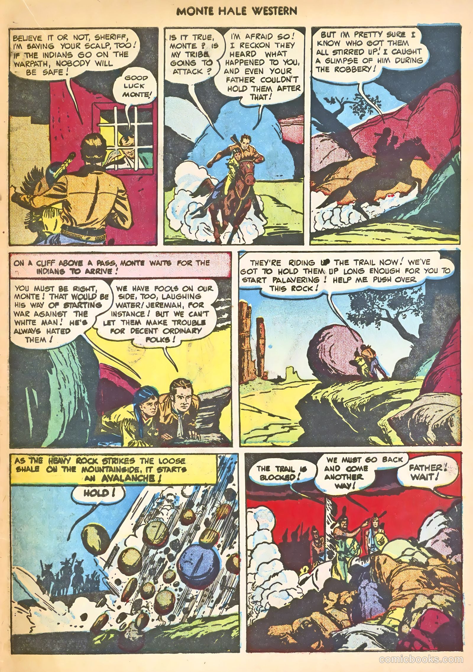 Monte Hale Western #39 (1949) — page 31 of 52