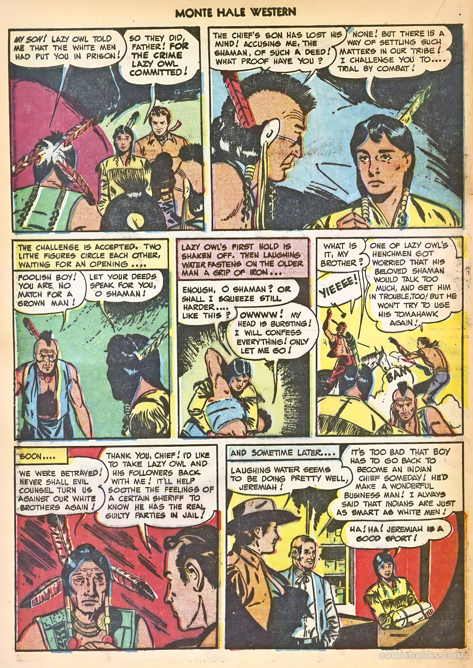 Monte Hale Western #39 (1949) — page 32 of 52