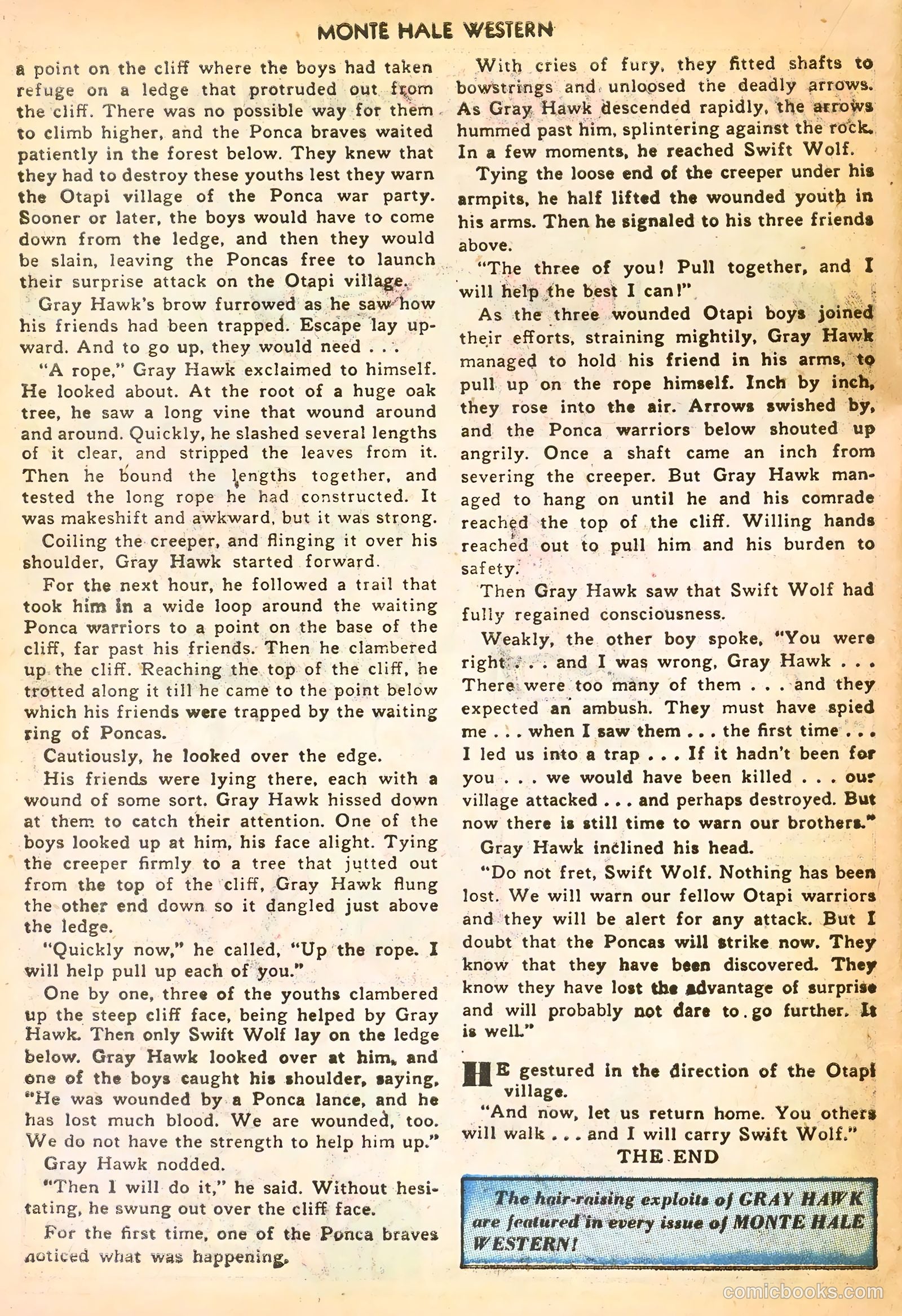 Monte Hale Western #39 (1949) — page 34 of 52
