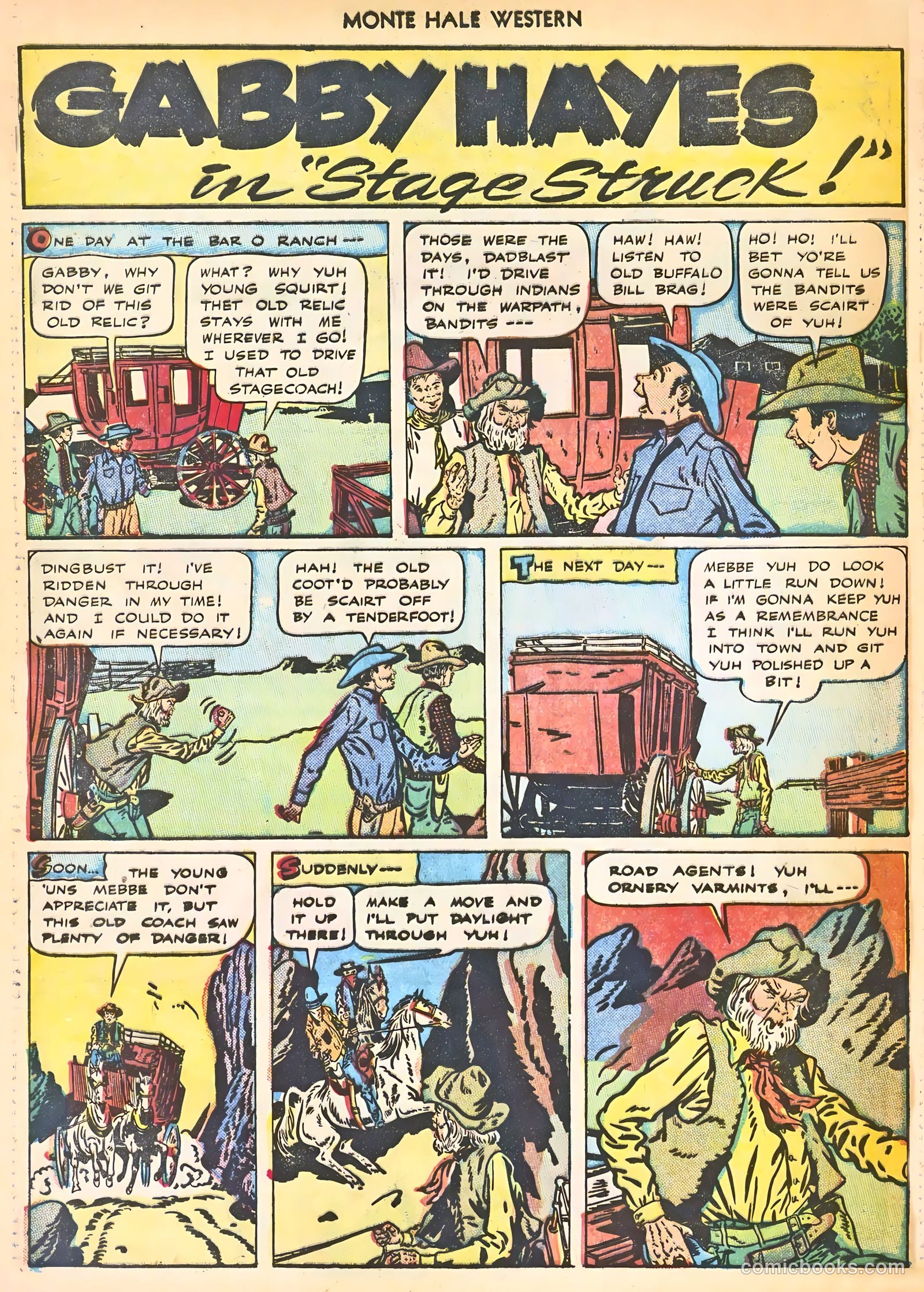 Monte Hale Western #39 (1949) — page 36 of 52