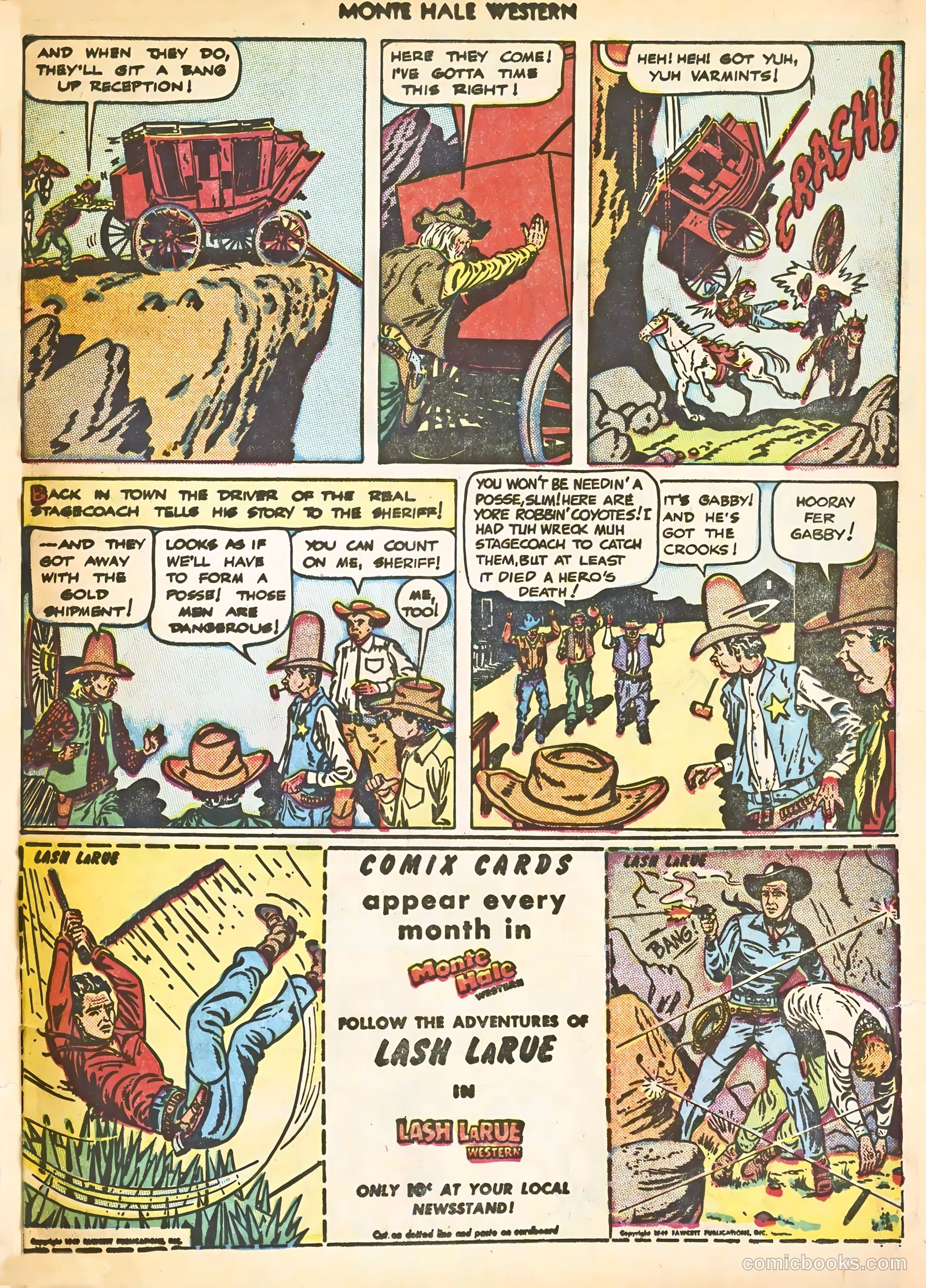 Monte Hale Western #39 (1949) — page 39 of 52