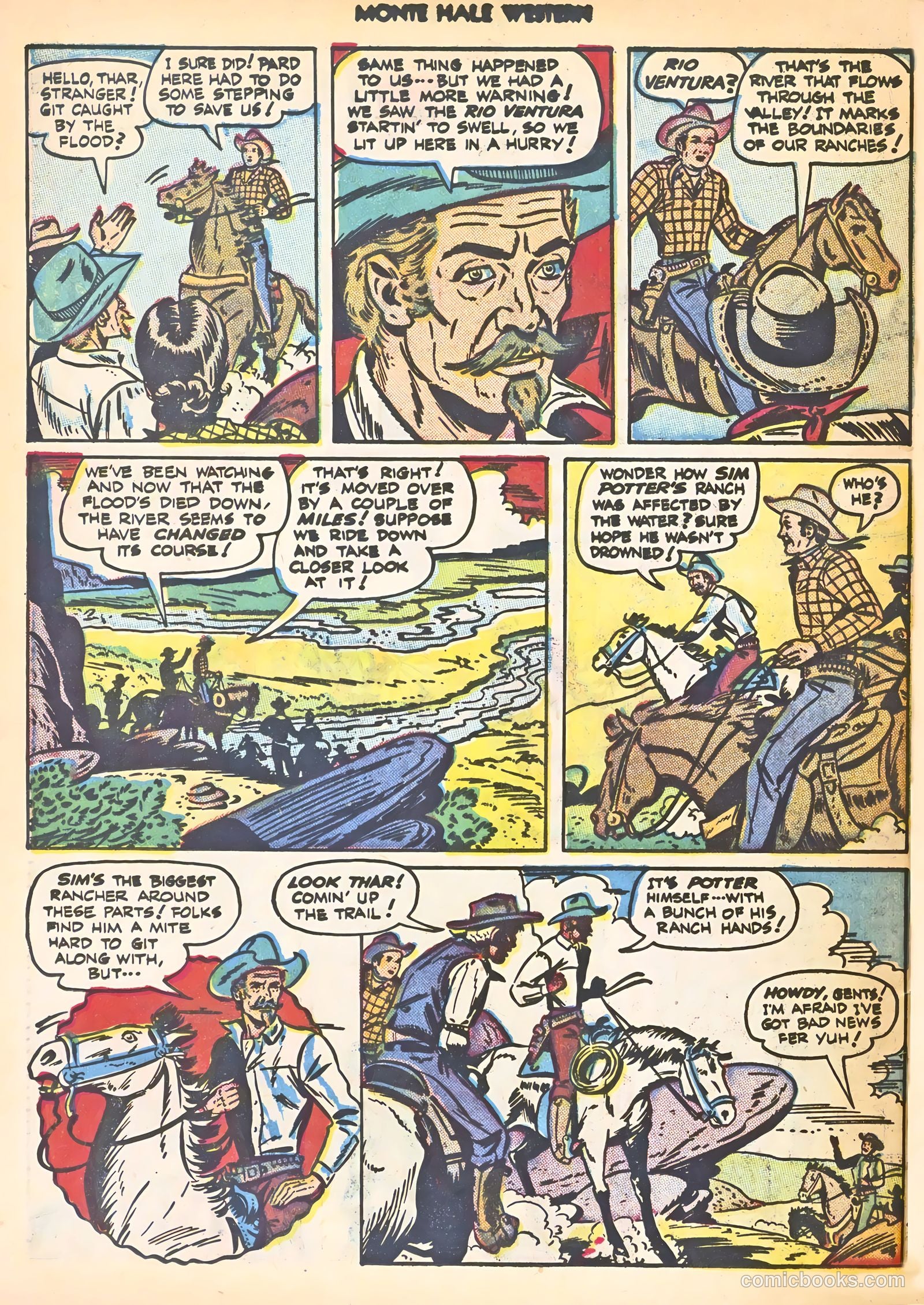 Monte Hale Western #39 (1949) — page 42 of 52